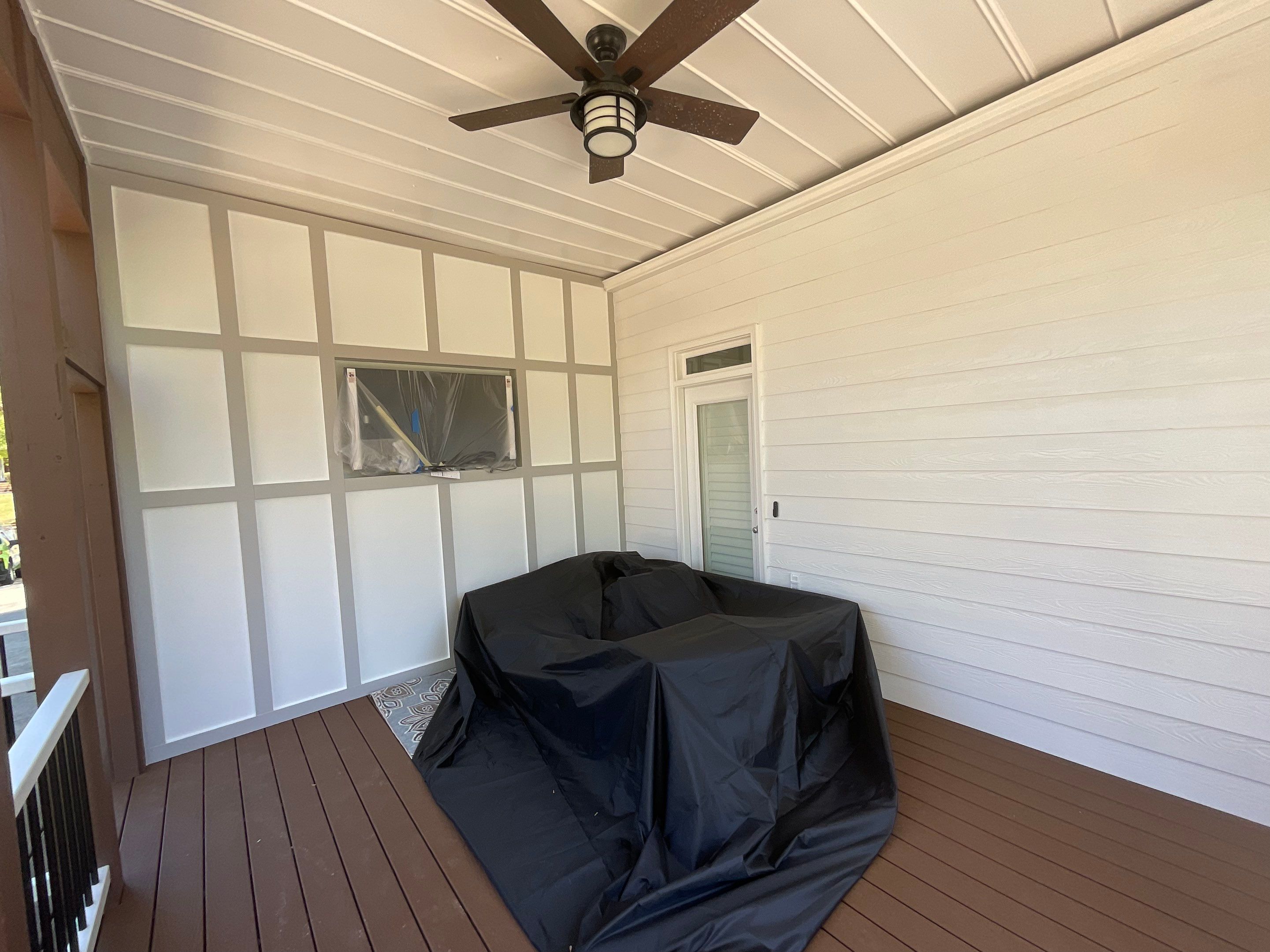 Two-Level Custom Screened Porch and Composite Deck in Alpharetta by Swift Home Renovations
