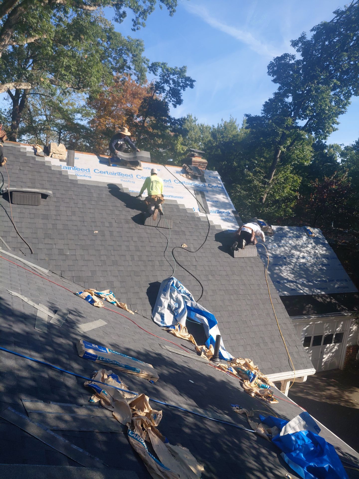 Falls Church: Residential Roof Replacement with CertainTeed Landmark in Moire Black  by RM Banning, Inc.