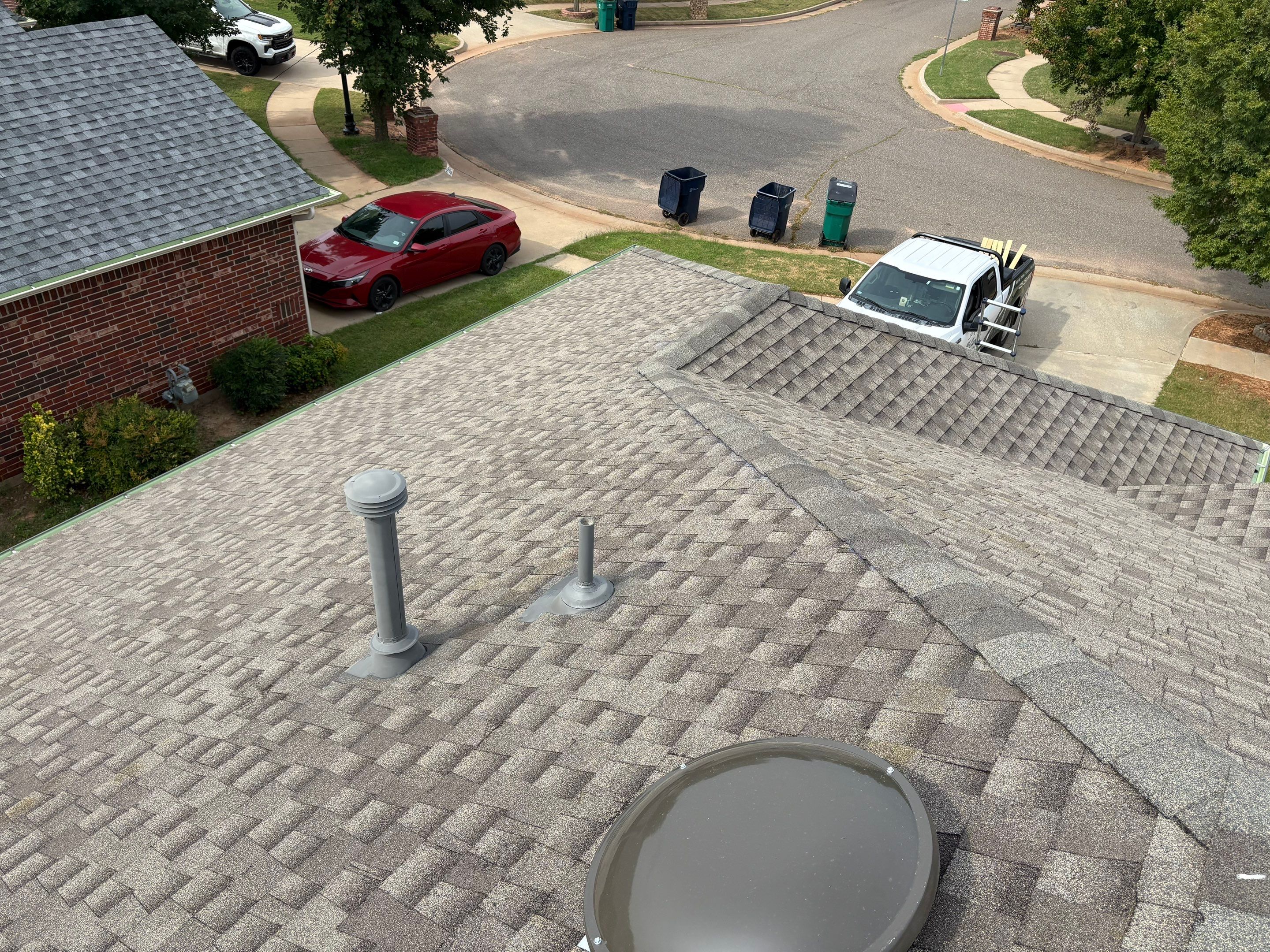 roof replacement in Yukon by McCann's Roofing and Construction