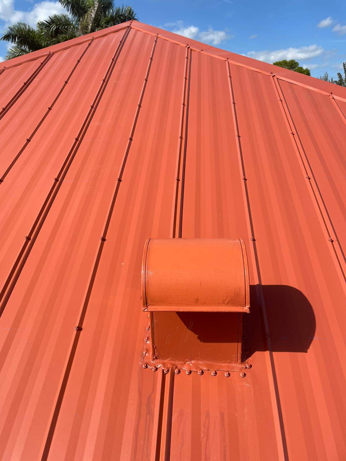 24ga 5V Crimp Terra Cotta  by Total Roofing System The Metal Roof Experts