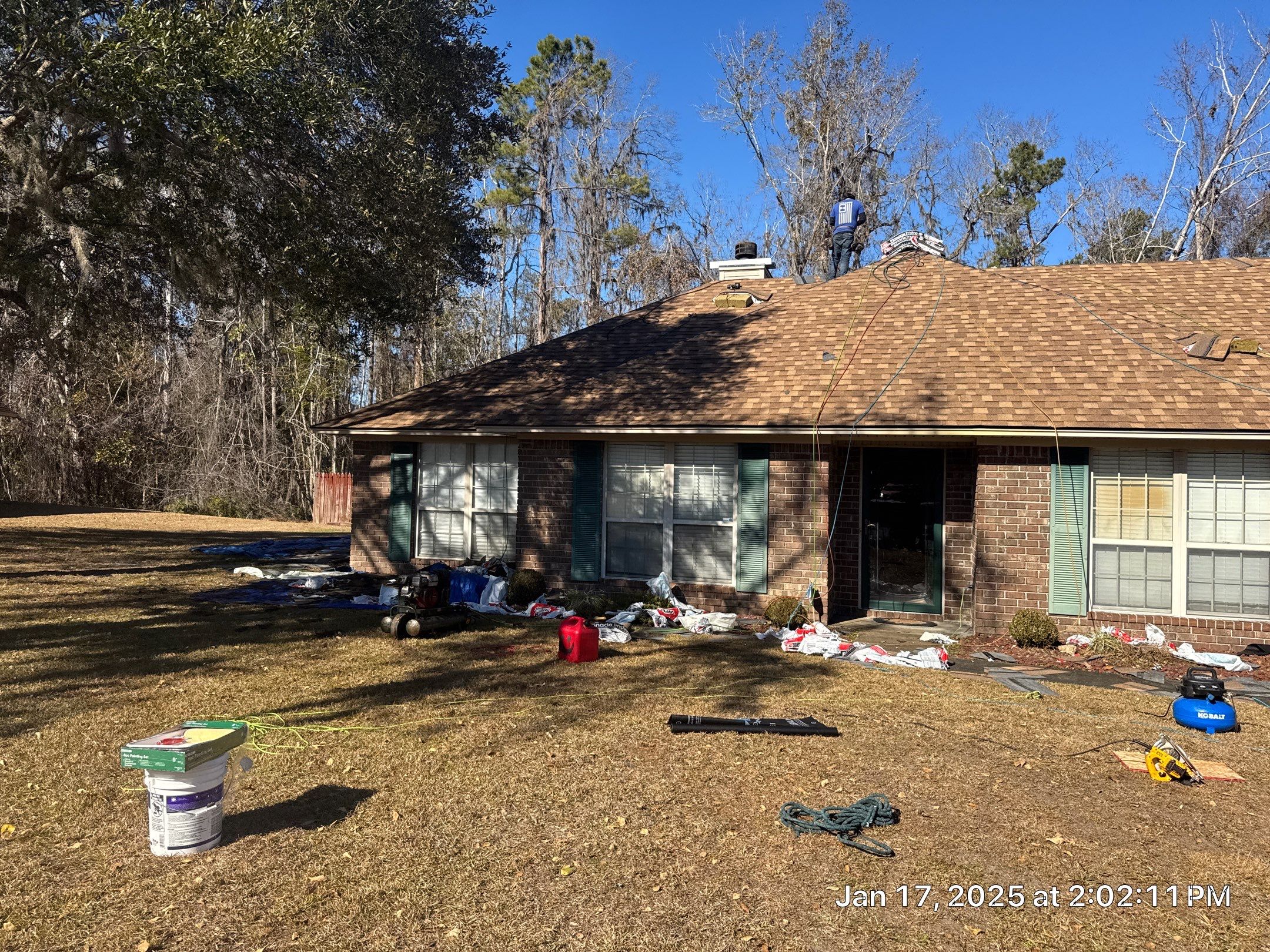 Full Architectural Shingle Roof Replacement in Hinesville, Georgia by Talya Roofing