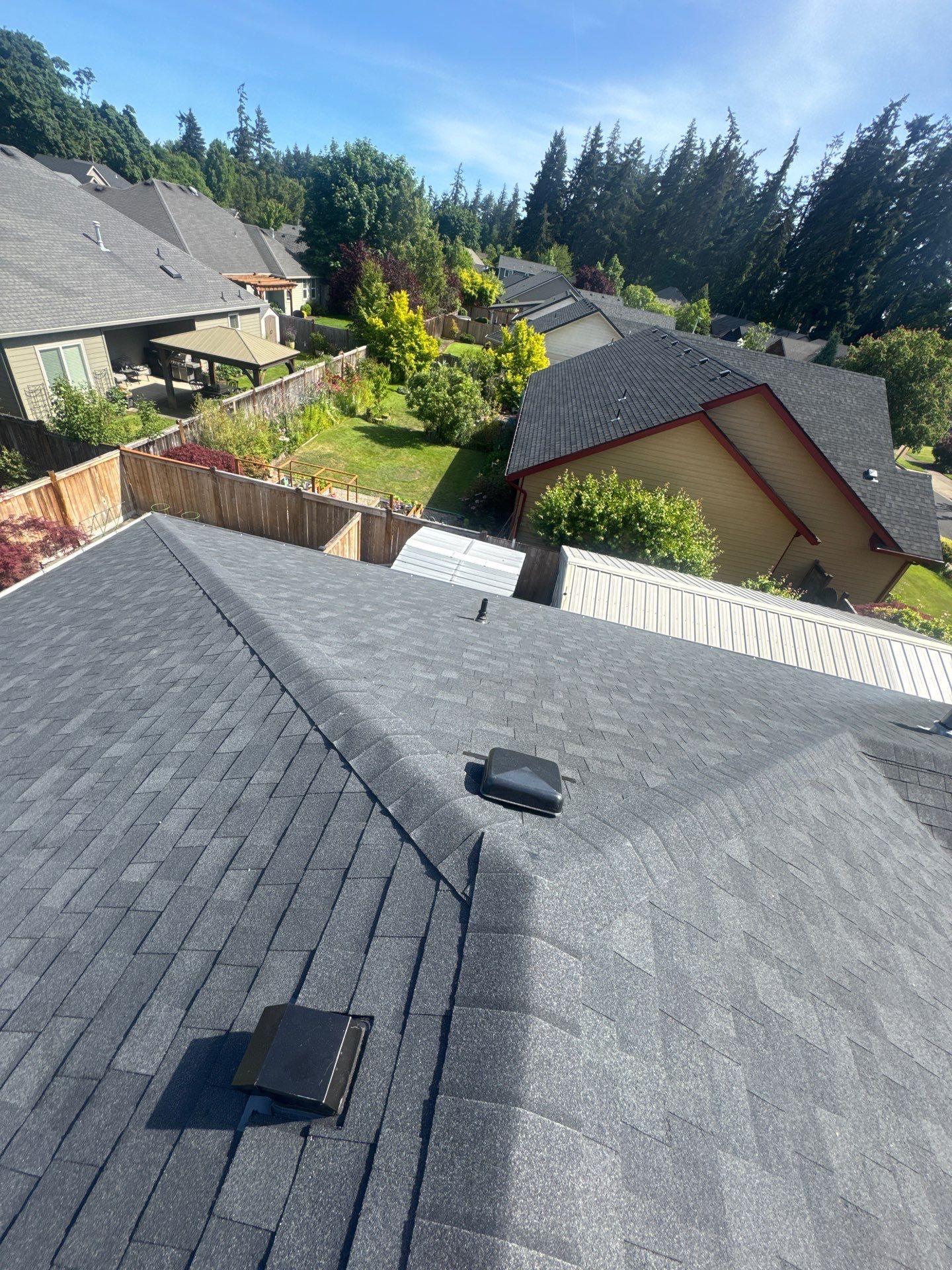 Residential Reroof Featuring Owens Corning Architectural Shingles in Eugene by BEST Roofing & Waterproofing