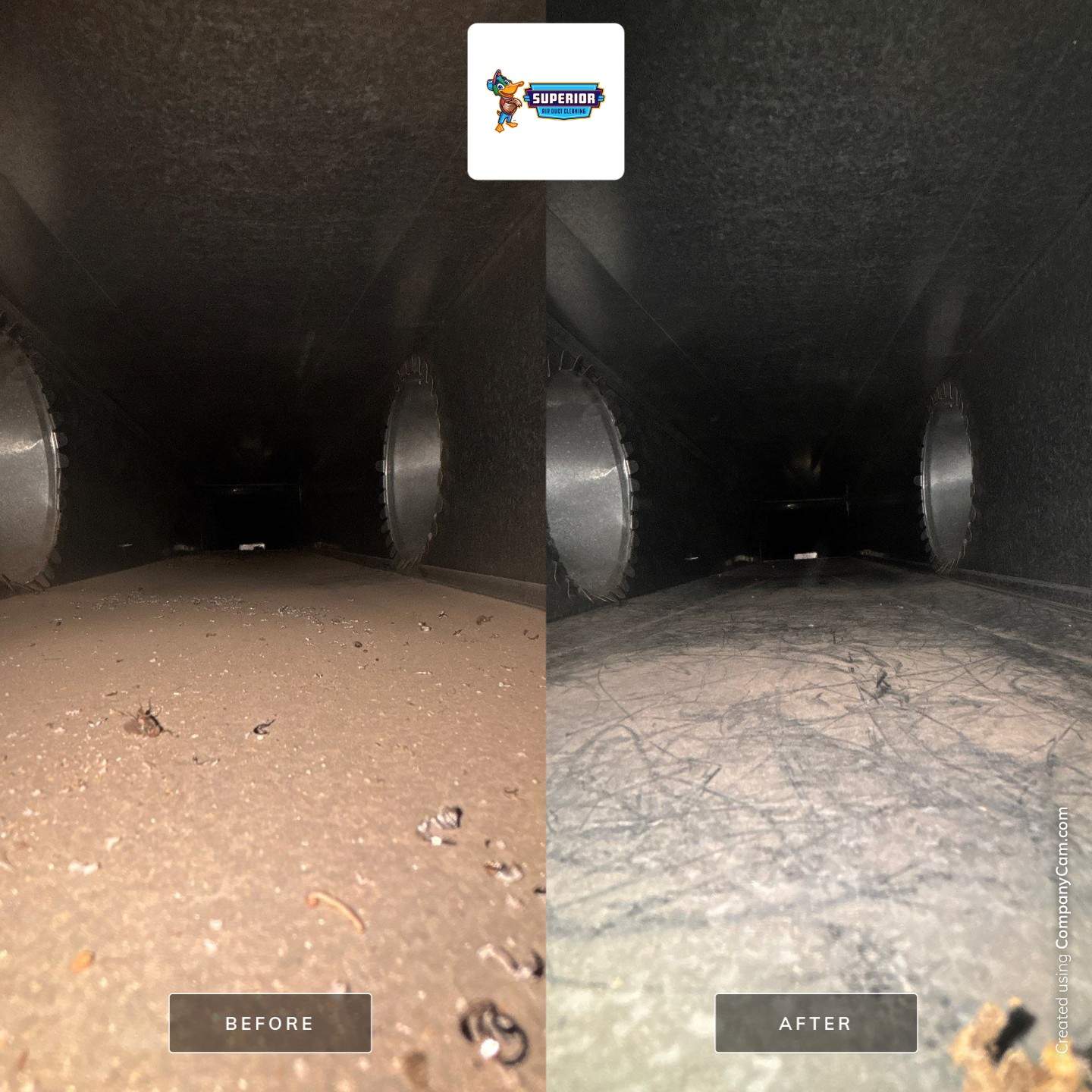 Air Duct Cleaning With a Vacuum Truck in Deerfield, OH by Superior Air Duct Cleaning
