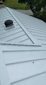 24ga 1.5" Snap-Lock Mill Finish by Total Roofing System The Metal Roof Experts