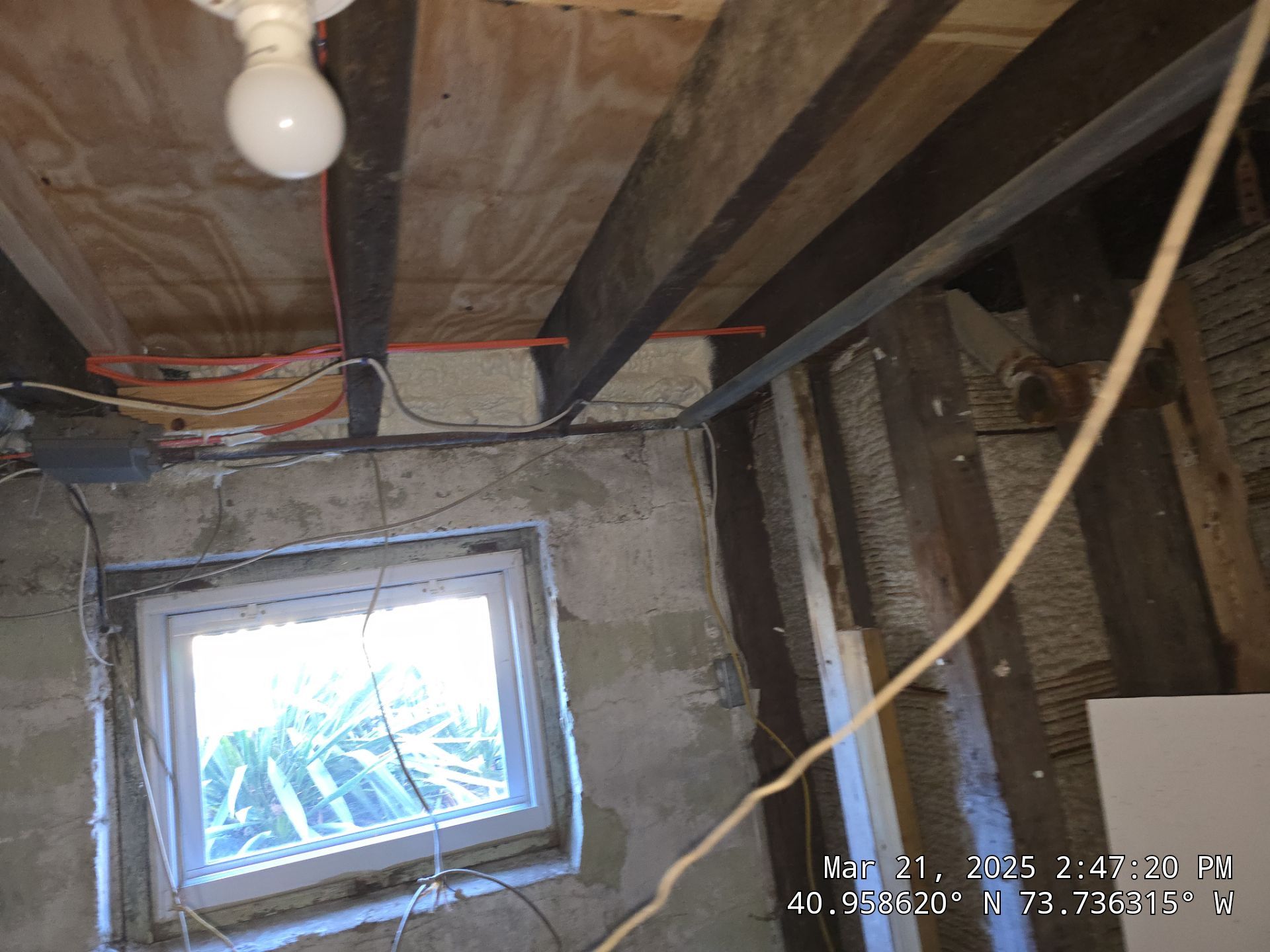 Attic Insulation using open cell spray foam by NYS Foam & Energy