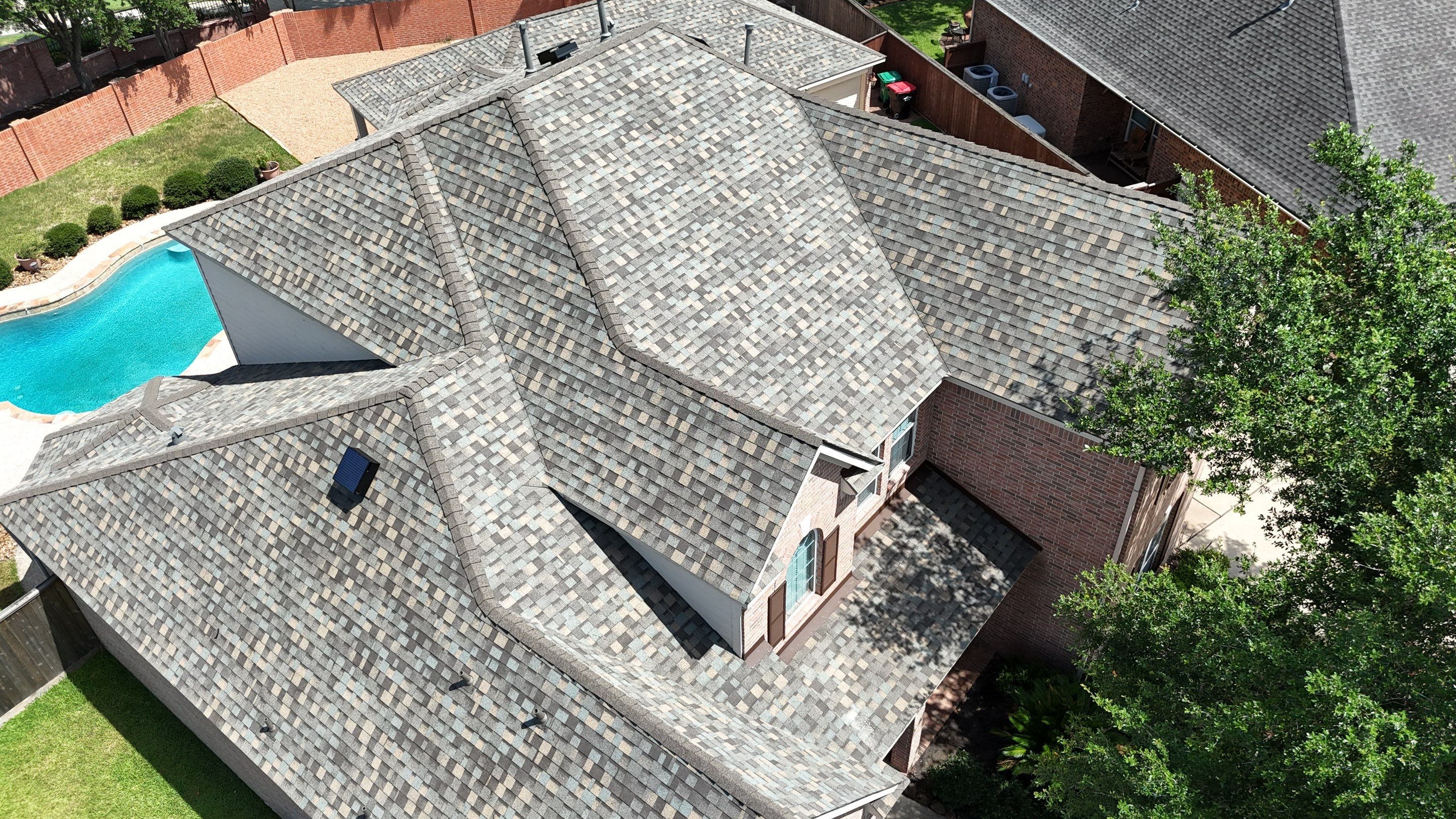 Residential Roofing Installation using IKO Nordic in Cypress by Core Four Roofing