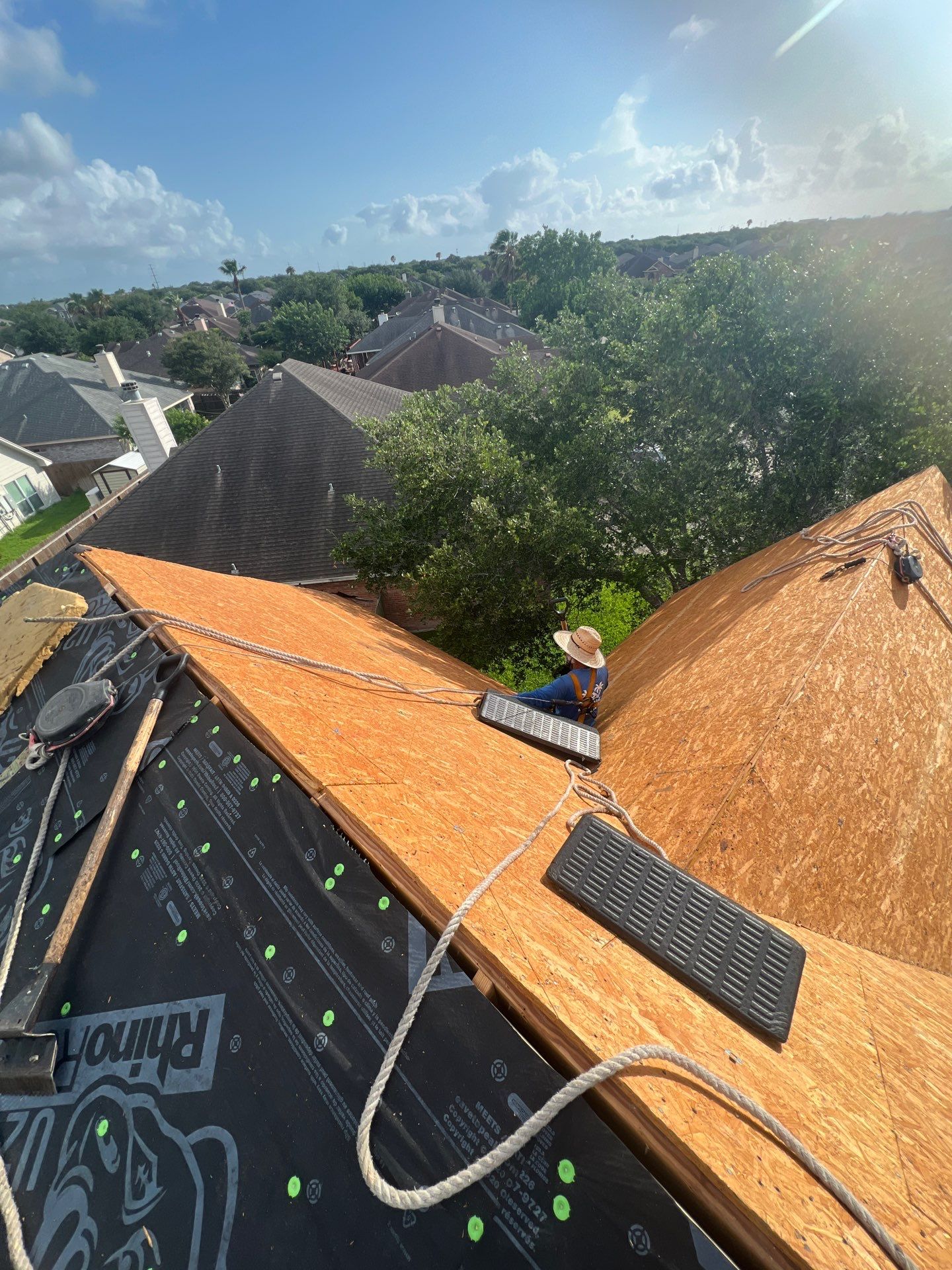 Steep and High...Let's get It! by Bayfront Roofing and Construction