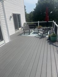 Gutter Cleaning in Lafayette, NJ — Gallo Bros job photo