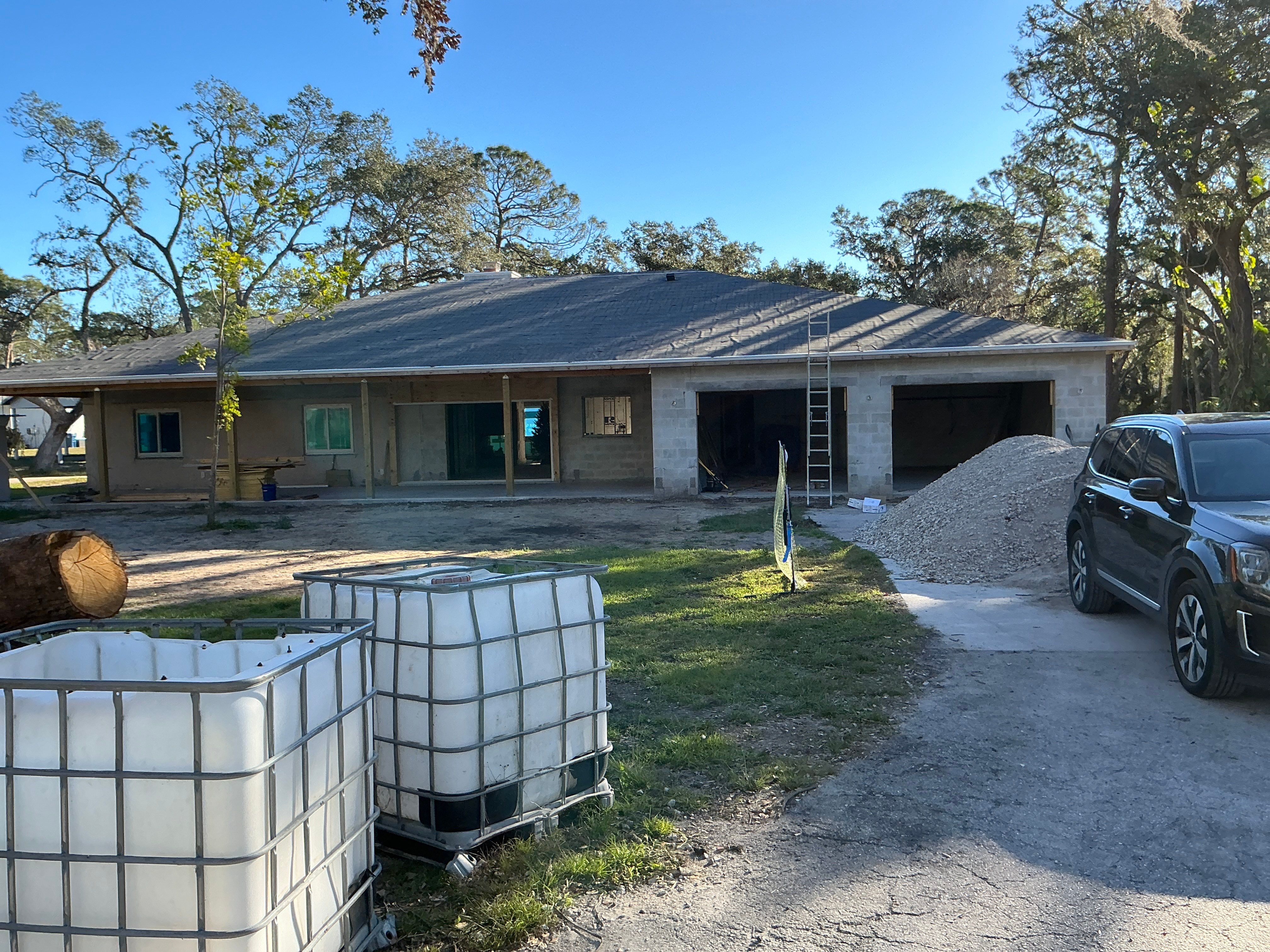 White Aluminum Soffit and Fascia Project in Bradenton FL by Gutter Professors