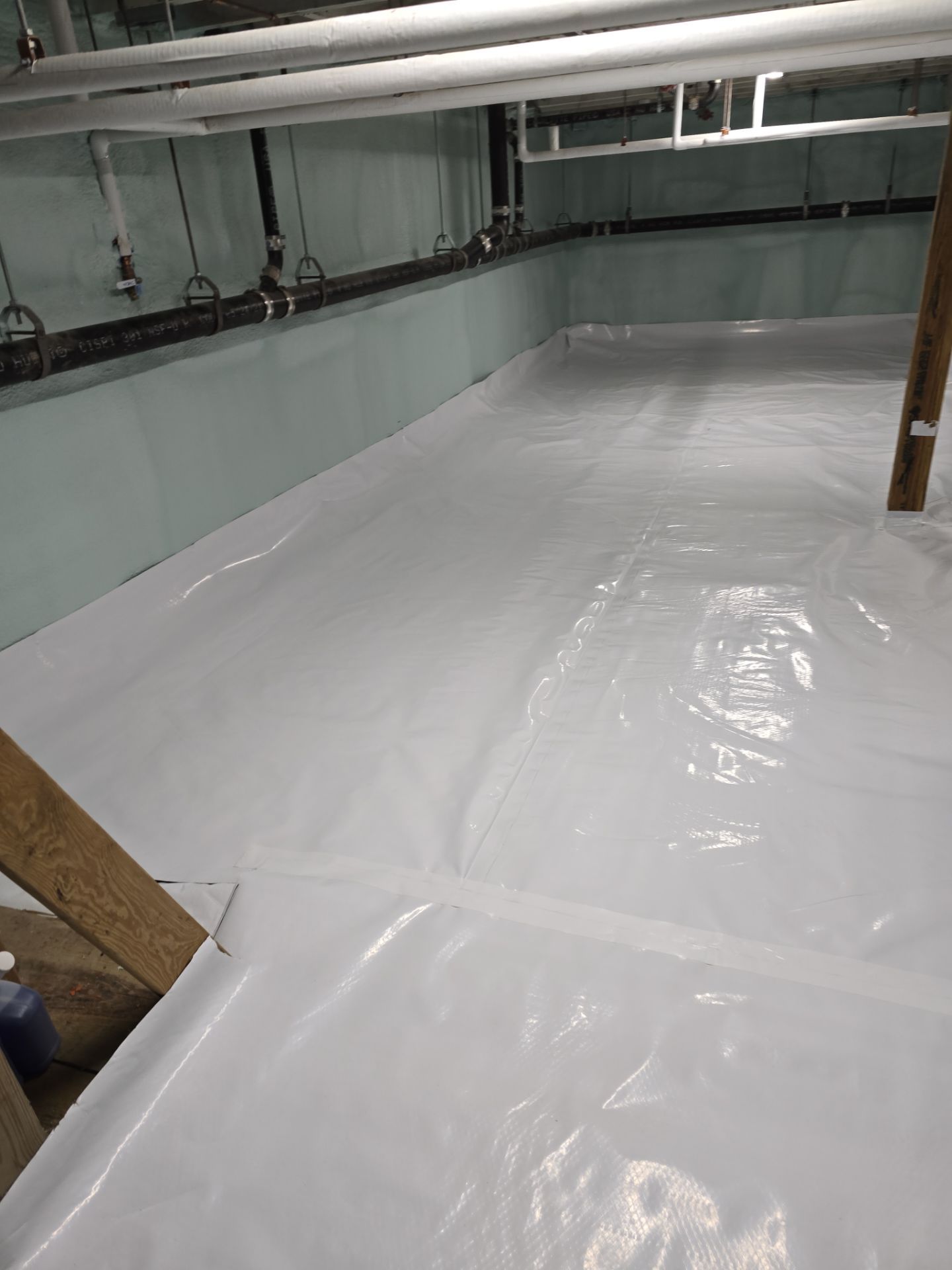 Crawl Space Encapsulation using Closed Cell Spray Foam by NYS Foam & Energy