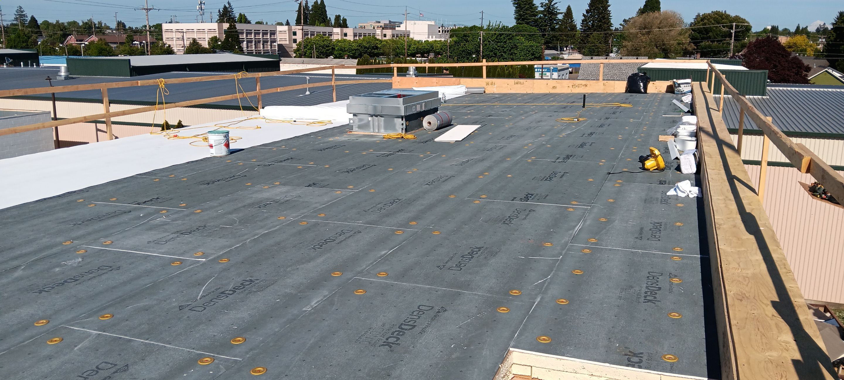 Commercial Roofing Replacement using TPO by Vitan Construction LLC 