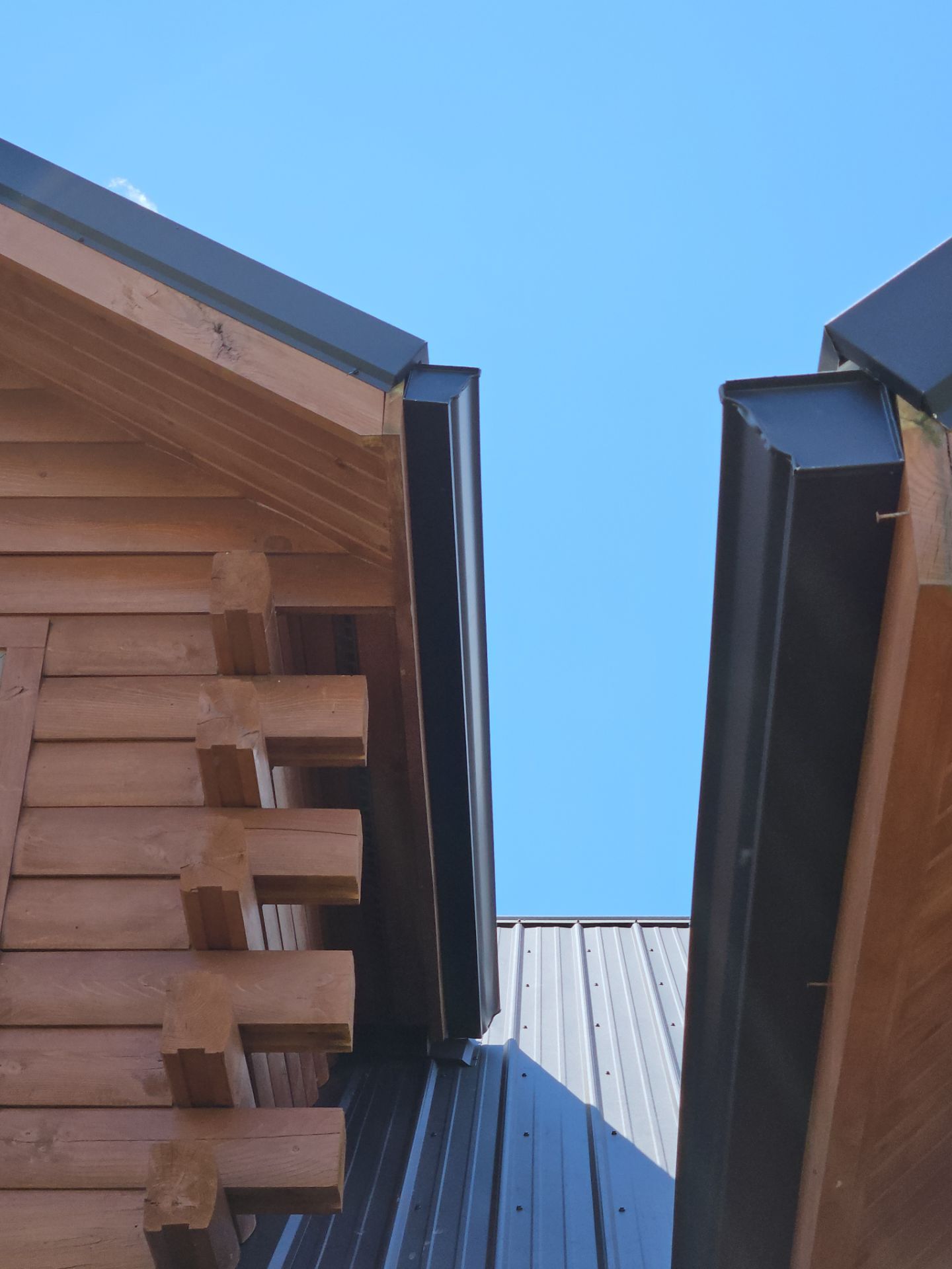 Residential Roofing Installation using Performance Panel Metal - Frost Black by RoofX 