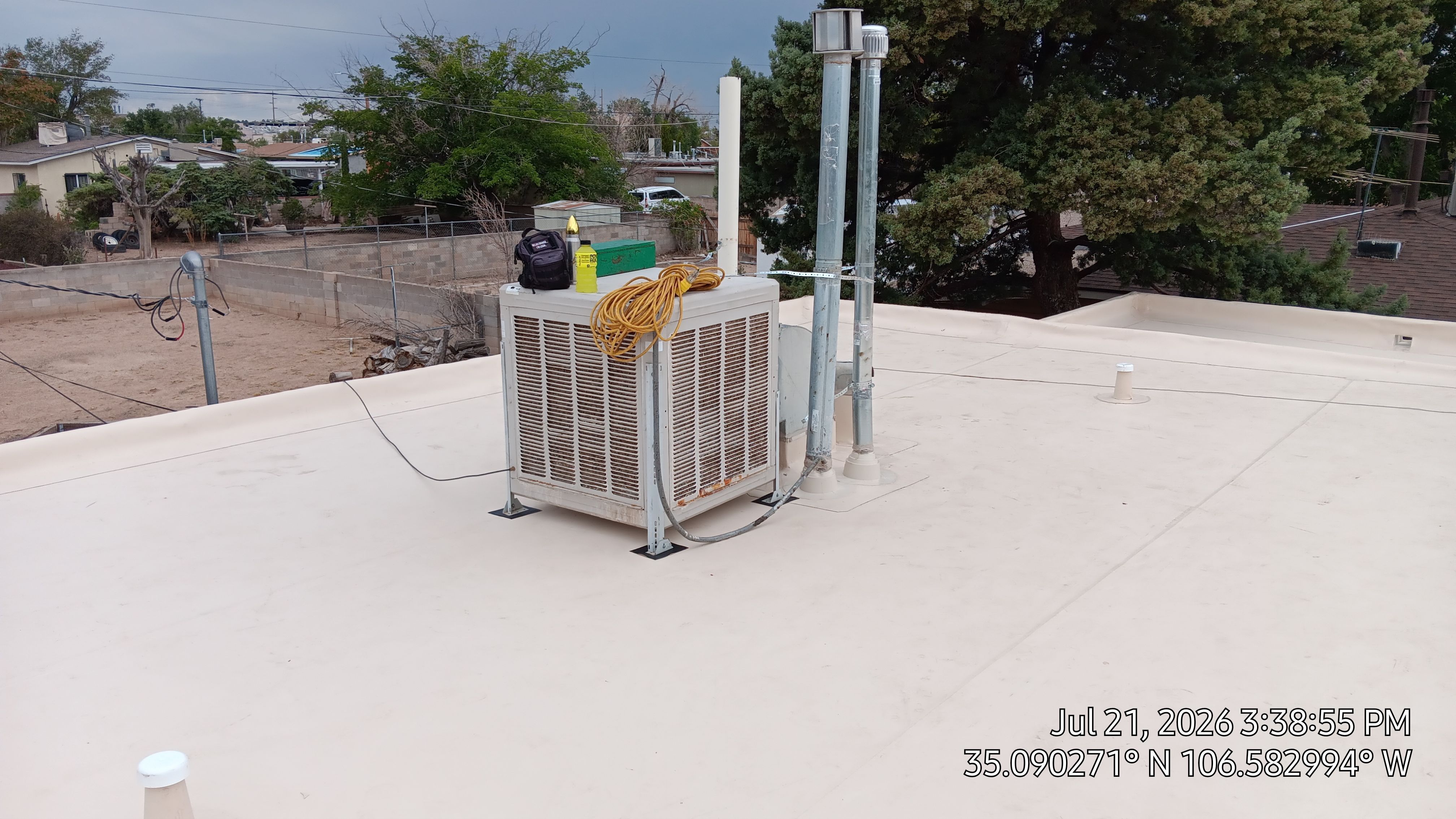 Albuquerque TPO Roof Replacement With EPS Taper slope by Doyle Roof Masters Inc
