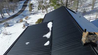 Residential Roofing Installation using 26 Gauge AG Panel