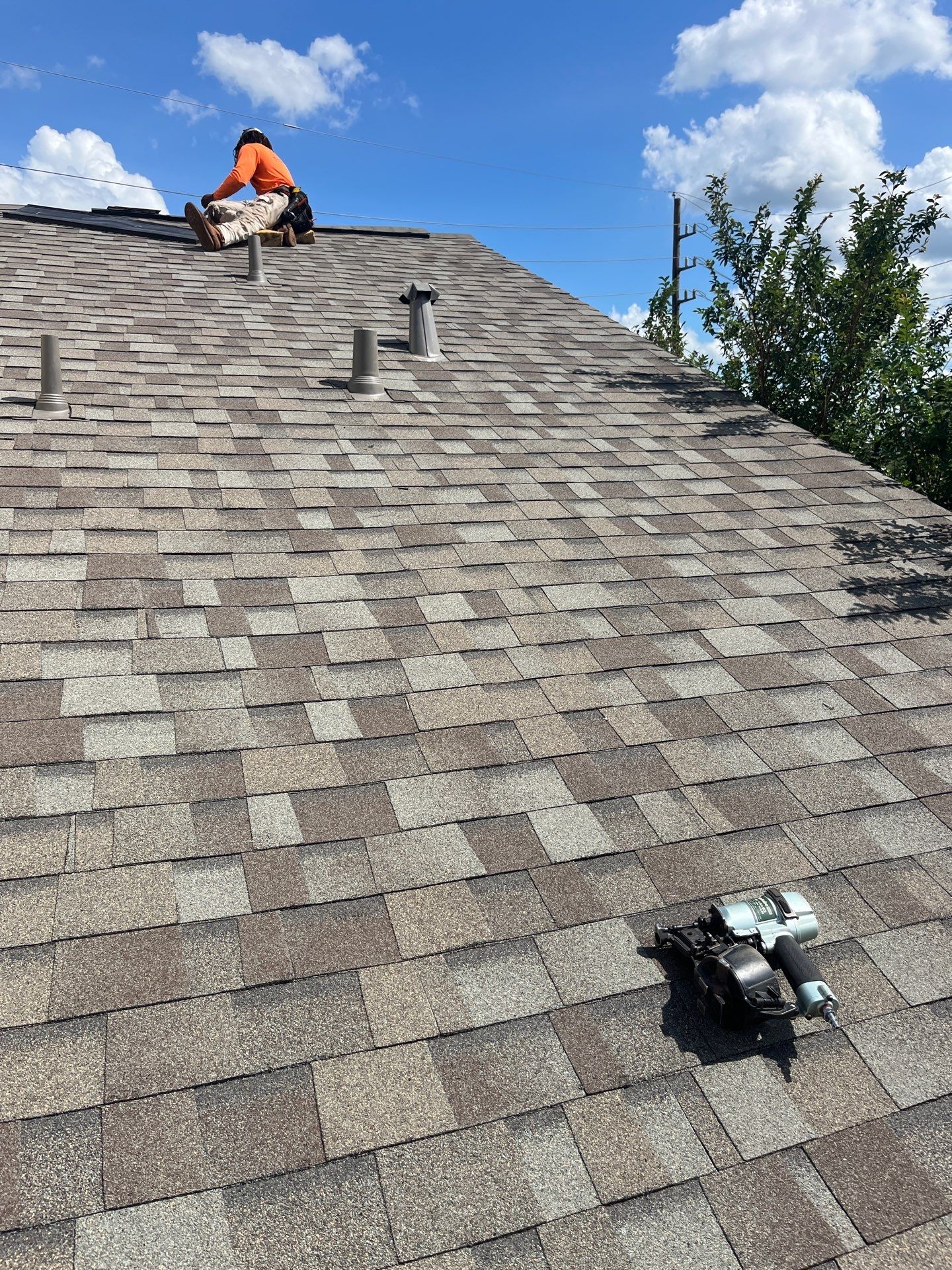Residential Roofing Installation using Owen's Corning Duration (Lifetime) Shingles by Roof Repair Company