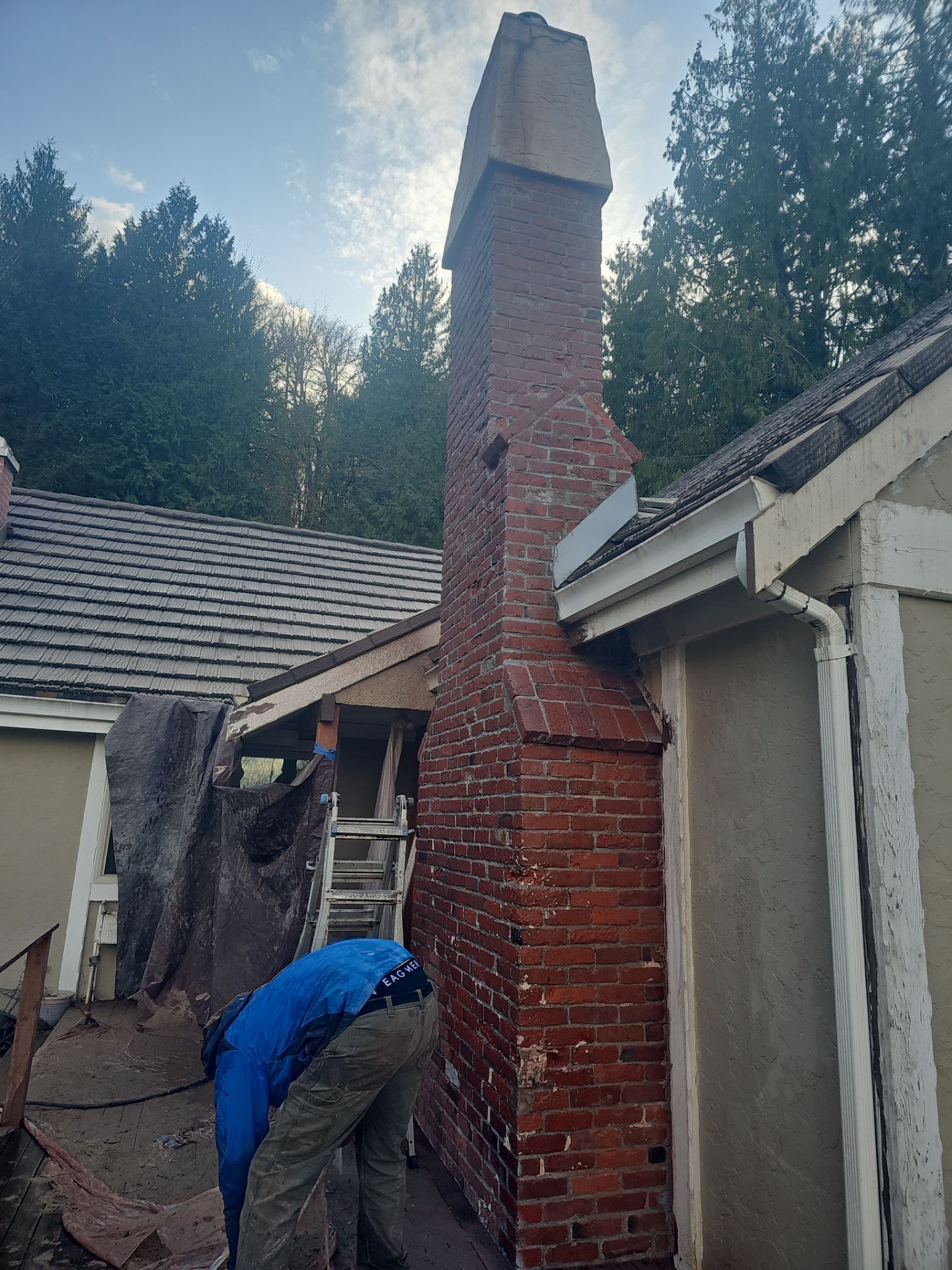 Sandblasting Chimney | Sammamish  by Jireh Asphalt & Concrete Inc 