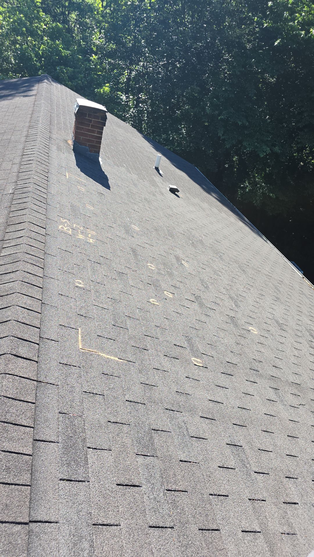 Roof and gutter replacement by hail and wind damage by Just Brilliant Restoration JBR