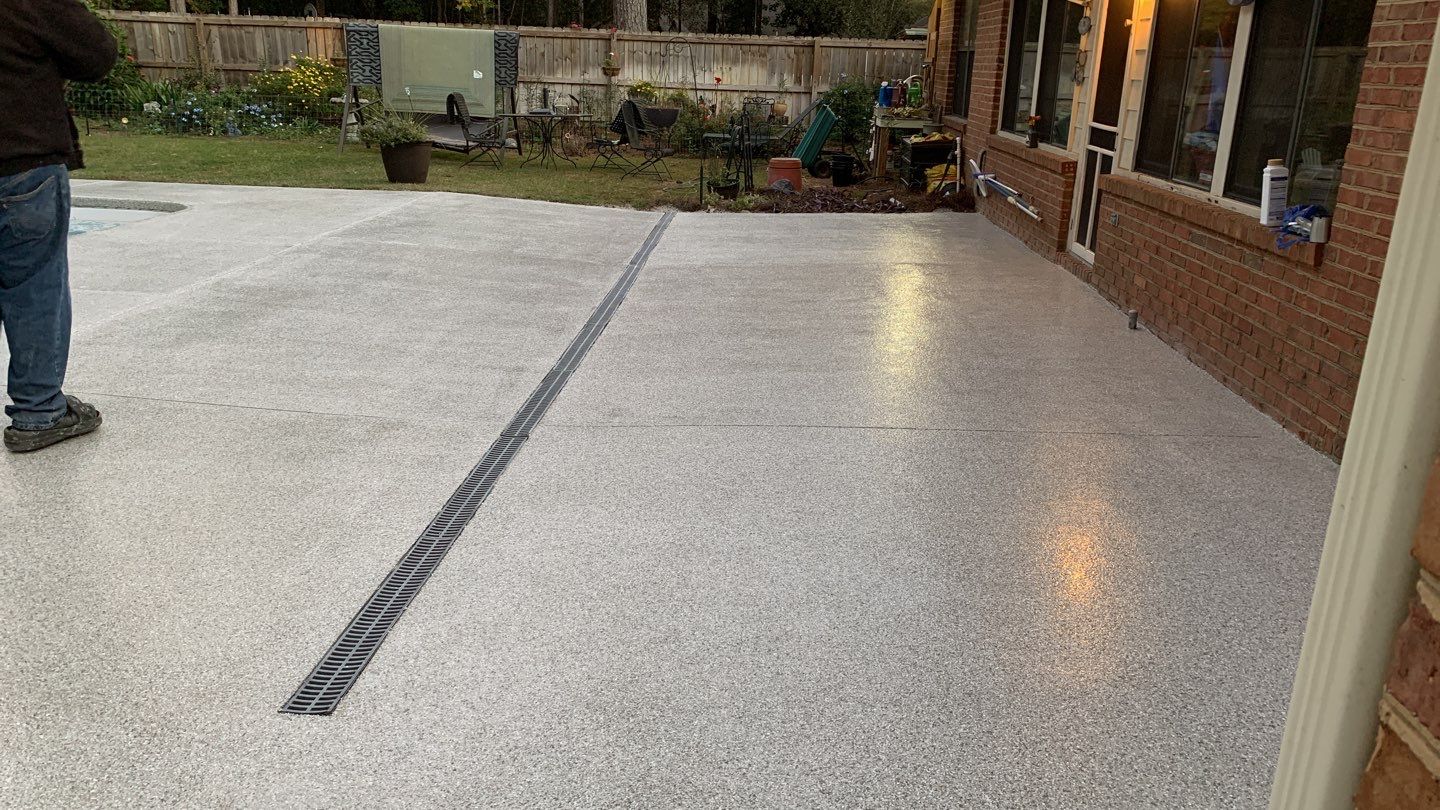 Bob's Beautiful Pool by Deese Elite Concrete Coatings