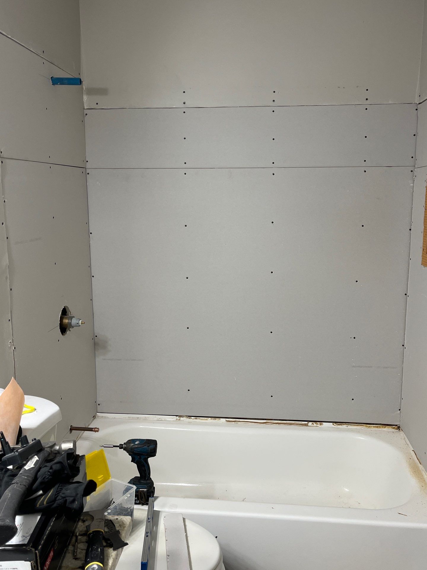 Herman's Shower Remodel  by Skilled Construction LLC