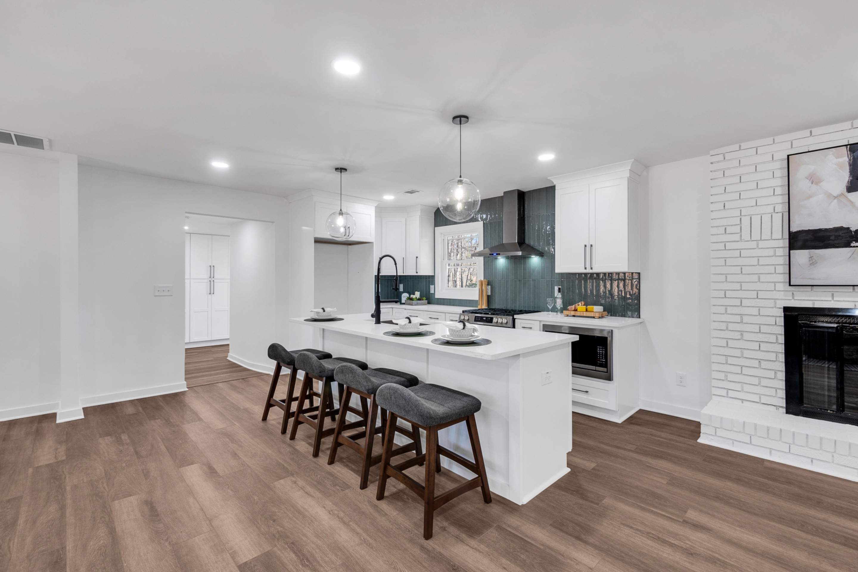 Complete Interior Home Renovation and Basement Finishing in Marietta by Swift Home Renovations 