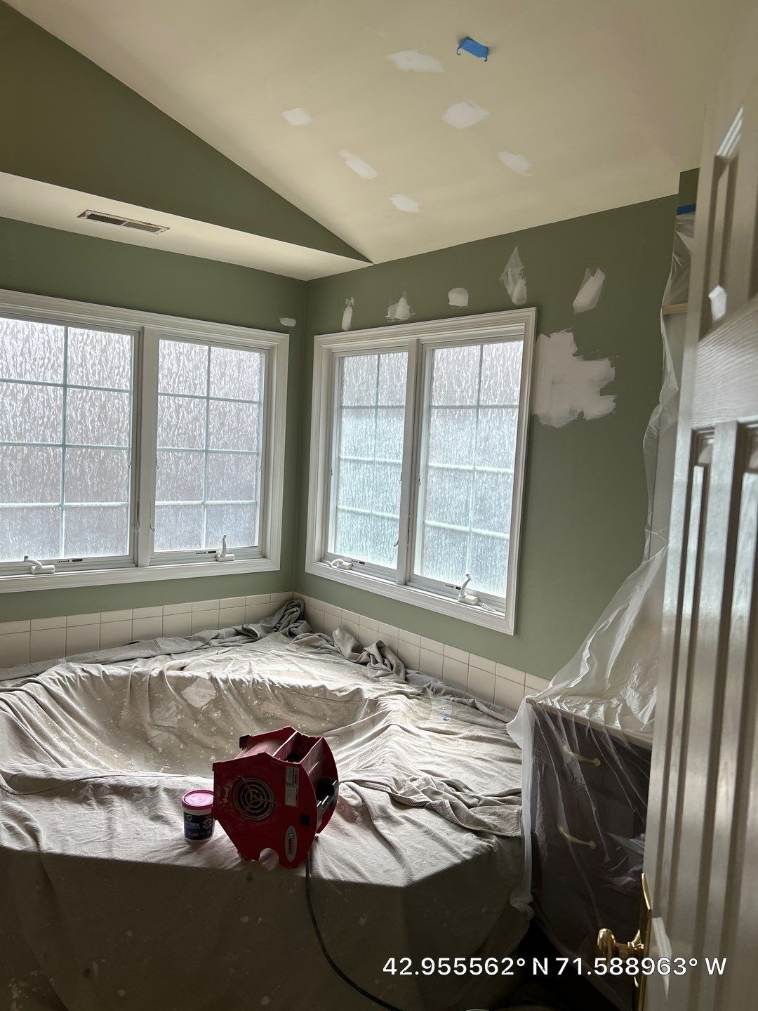 Full Interior Painting and Drywall Restoration in Bedford, New Hampshire by The Persnickety Painters