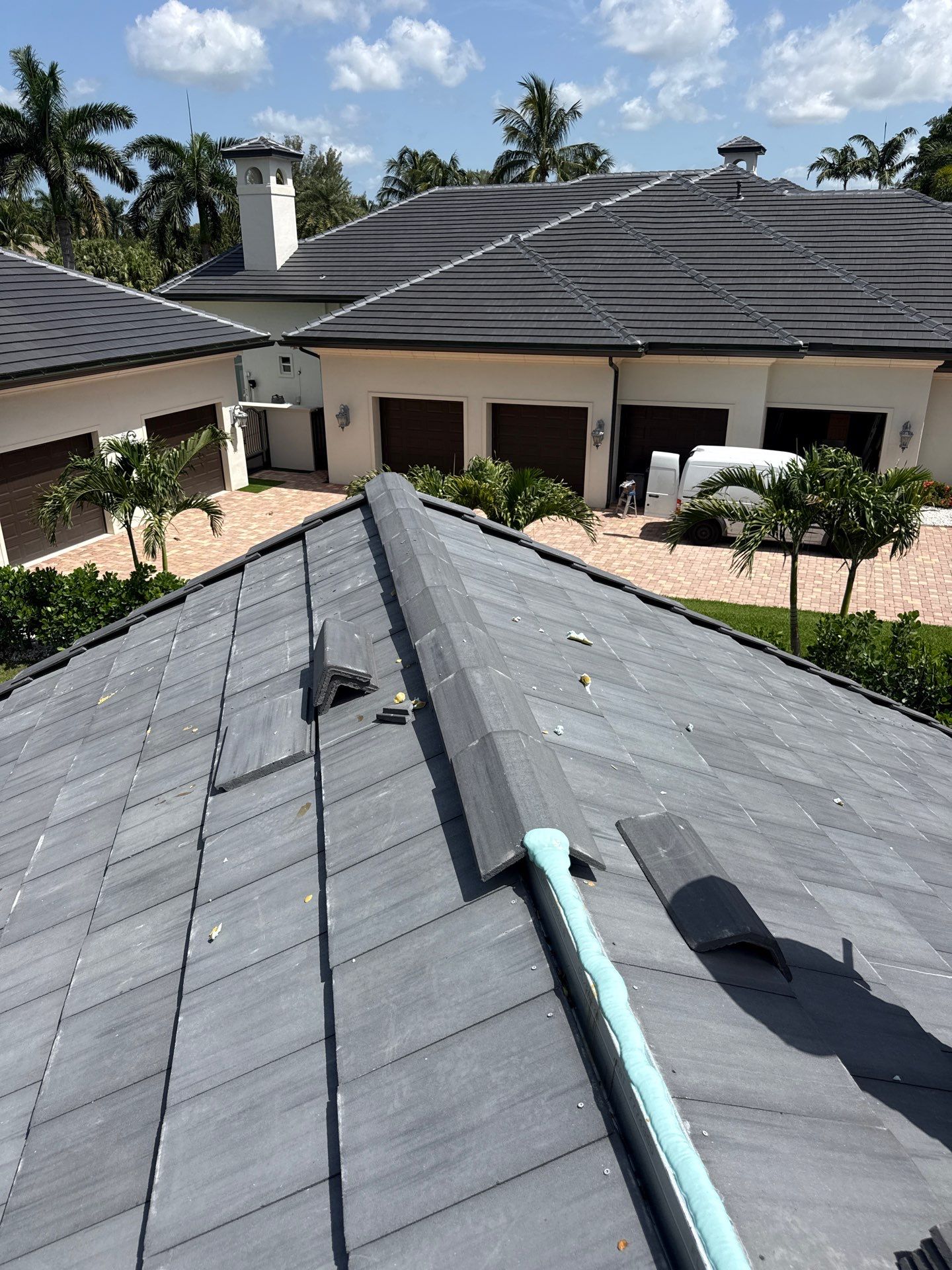 Residential Roofing Installation using Eagle Roofing Tile by BLUES BROTHERS ROOFING