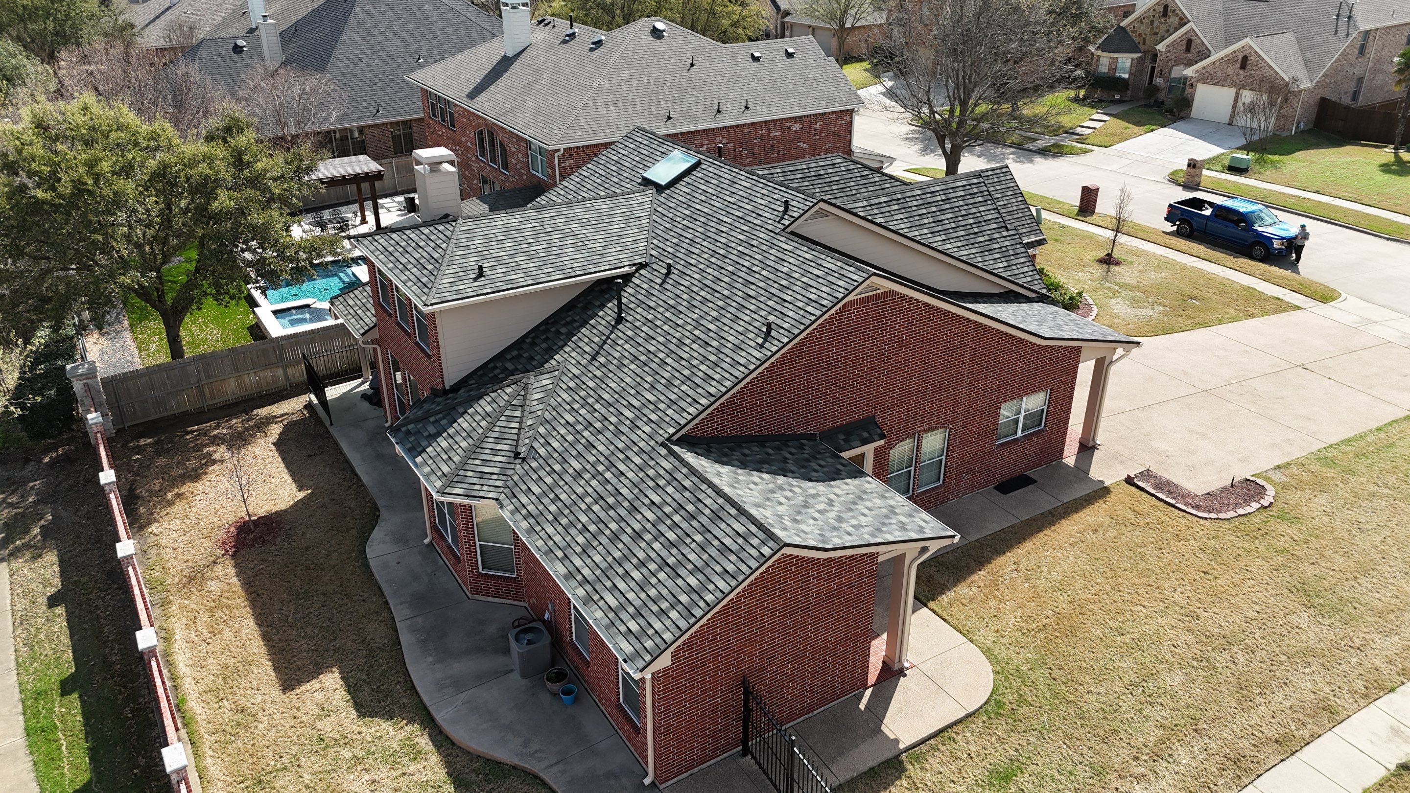 Decra Metal Roof - Shingle XD Stone Coated Roofing Project by First United Roofing & Construction