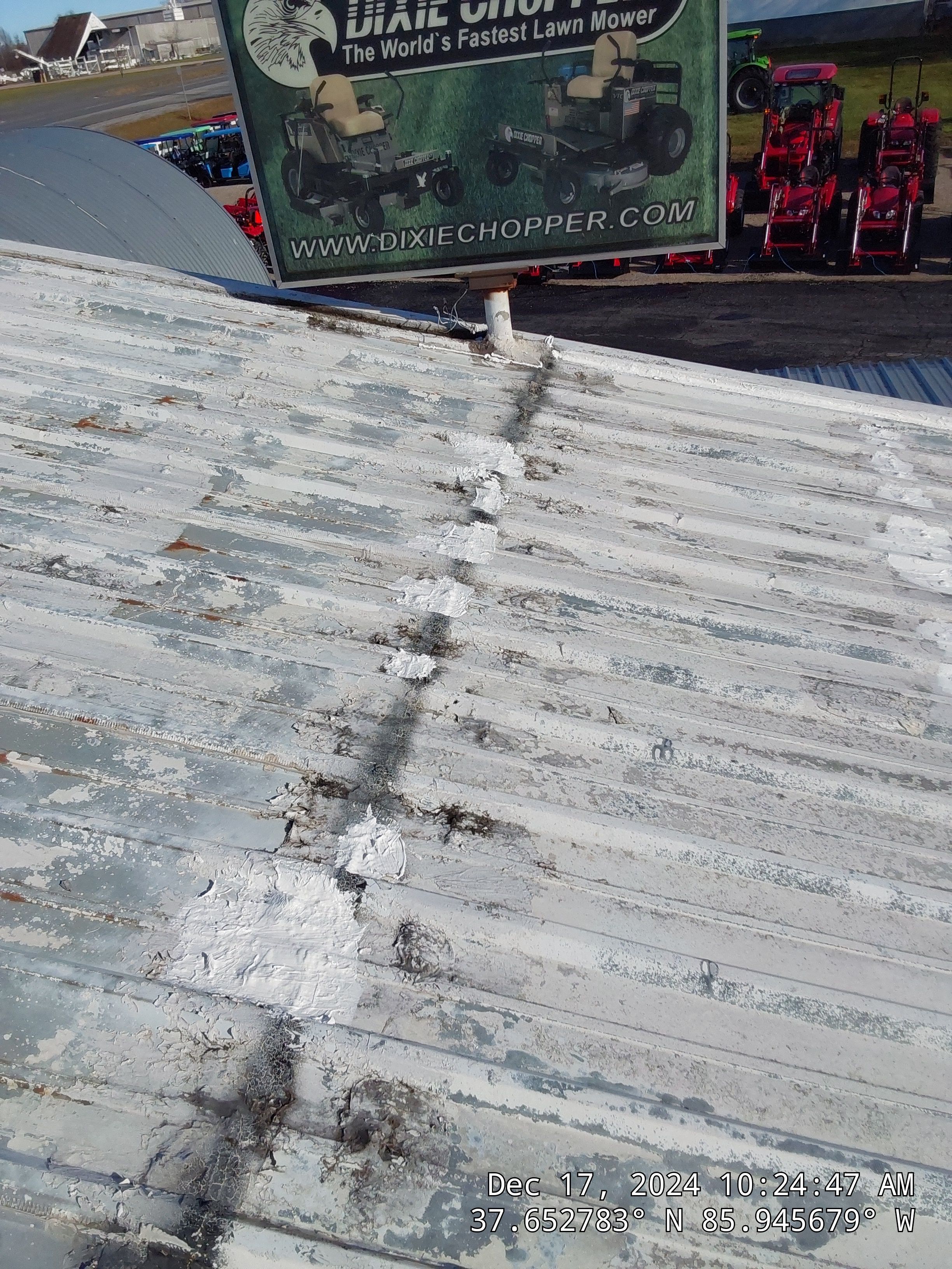 Commercial Metal Roofing Restoration using Coatings by Kentucky Commercial Roofing