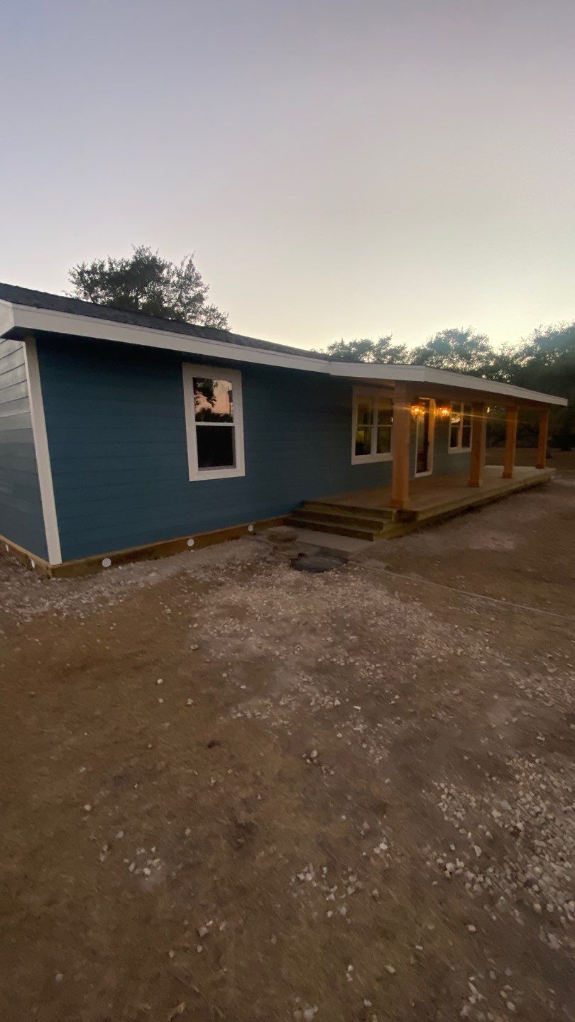 Customized Cabin by Bayfront Roofing and Construction