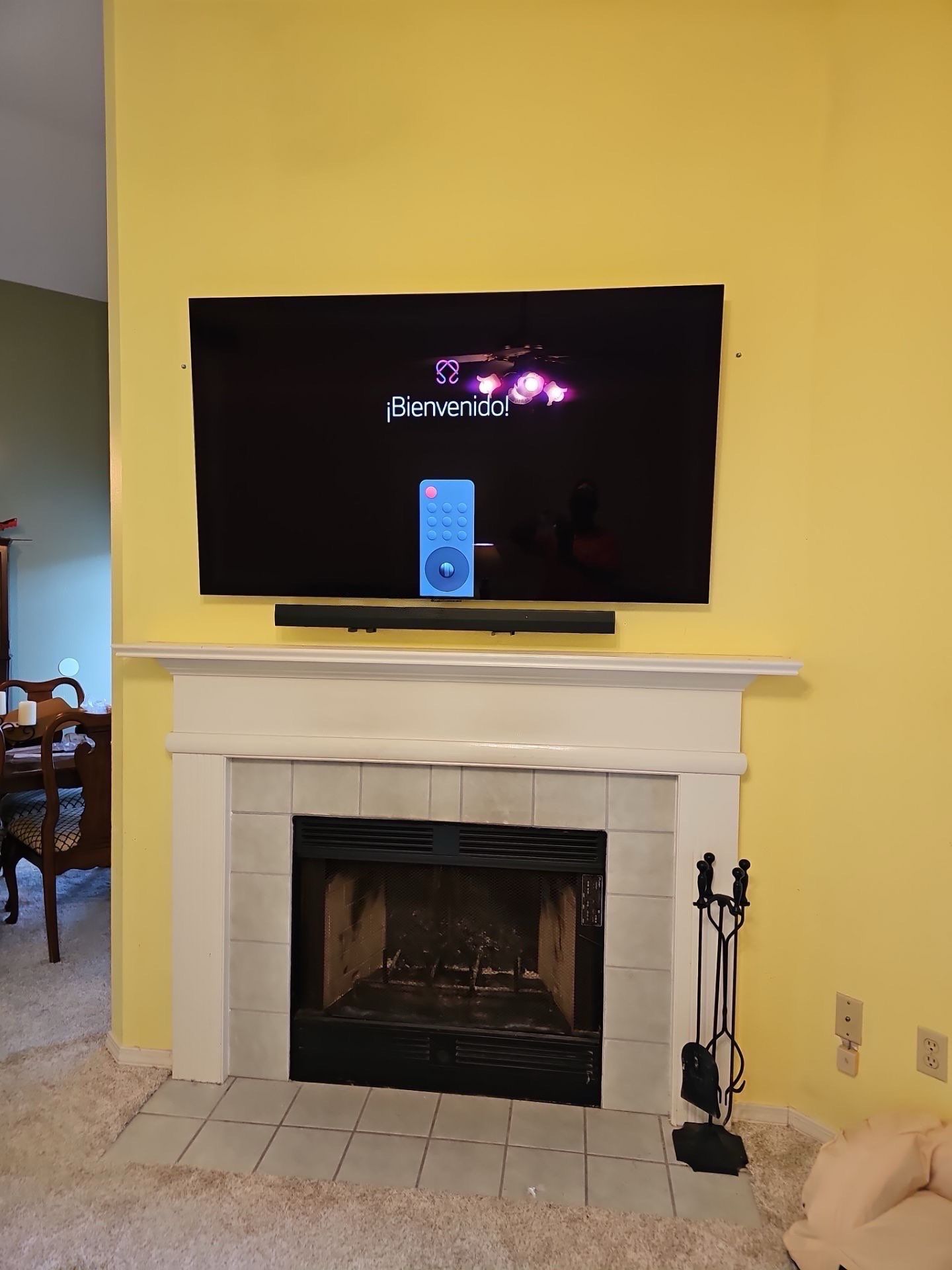 Fireplace TV Mounting Projects by Hangman Mounting & Installation 