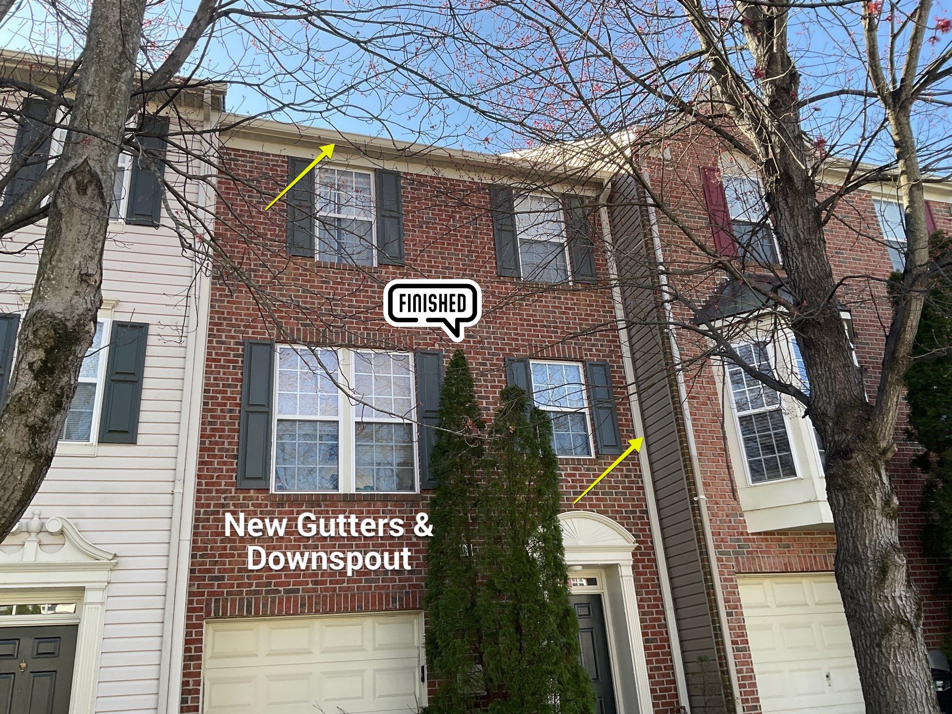 New shingle Roof an New gutters & Downspouts by Alpha Design Services