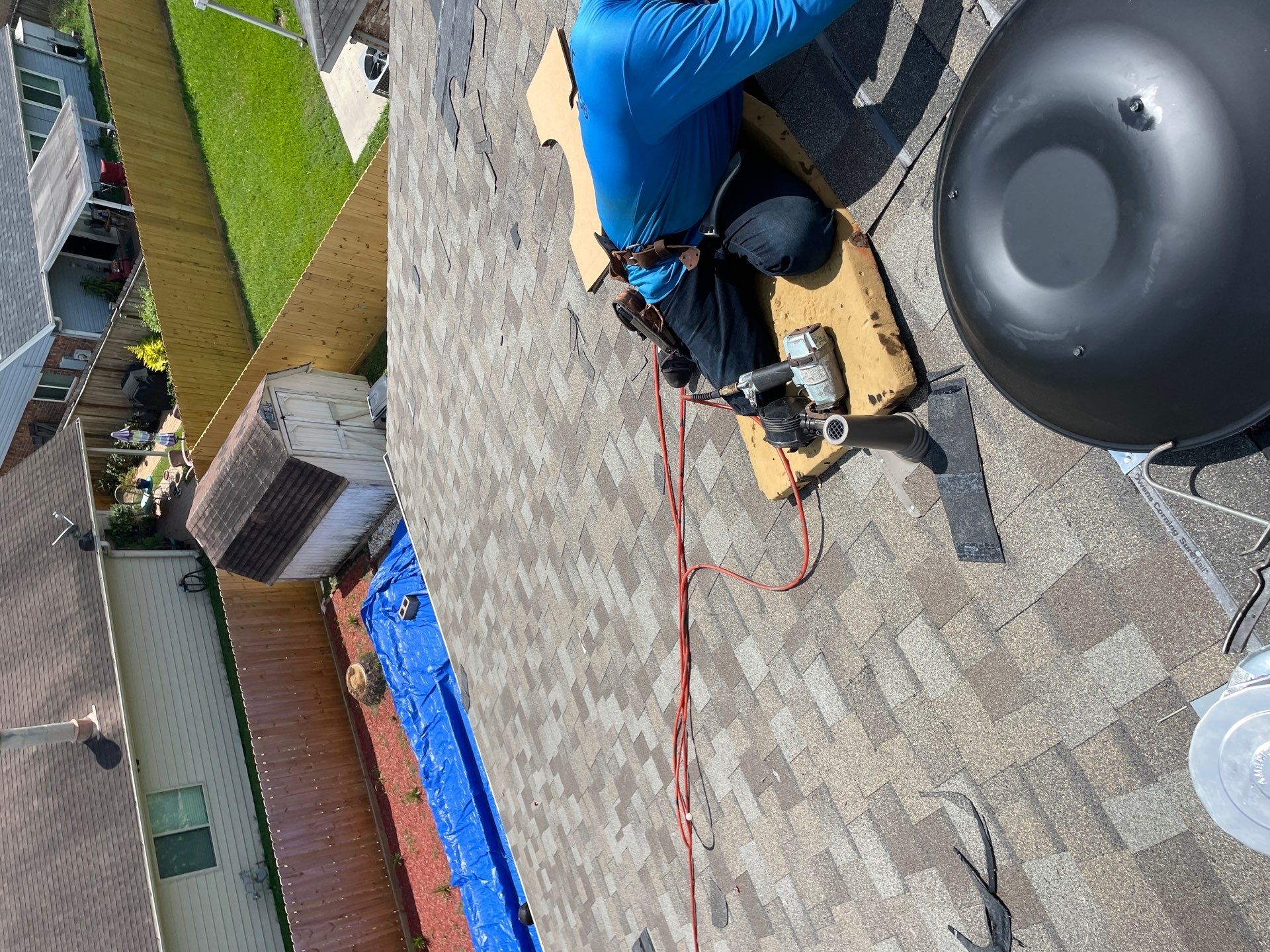 Residential Roofing Installation using Owen's Corning Duration (Lifetime) Shingles by Roof Repair Company