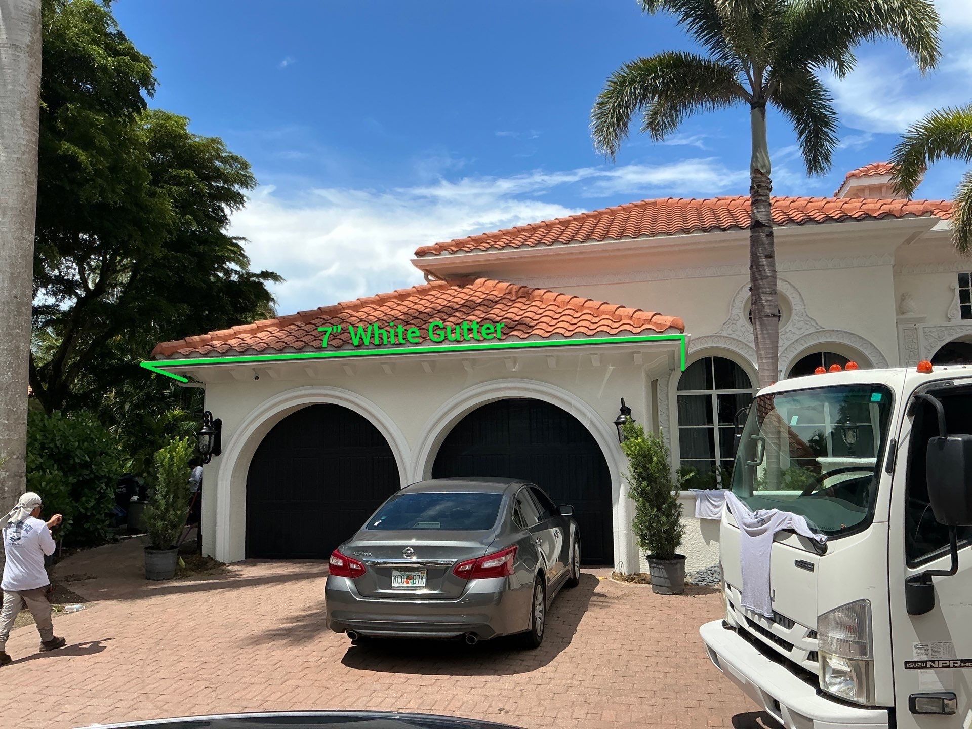 7-Inch Seamless Gutters Installed in Fort Myers FL by Gutter Professors