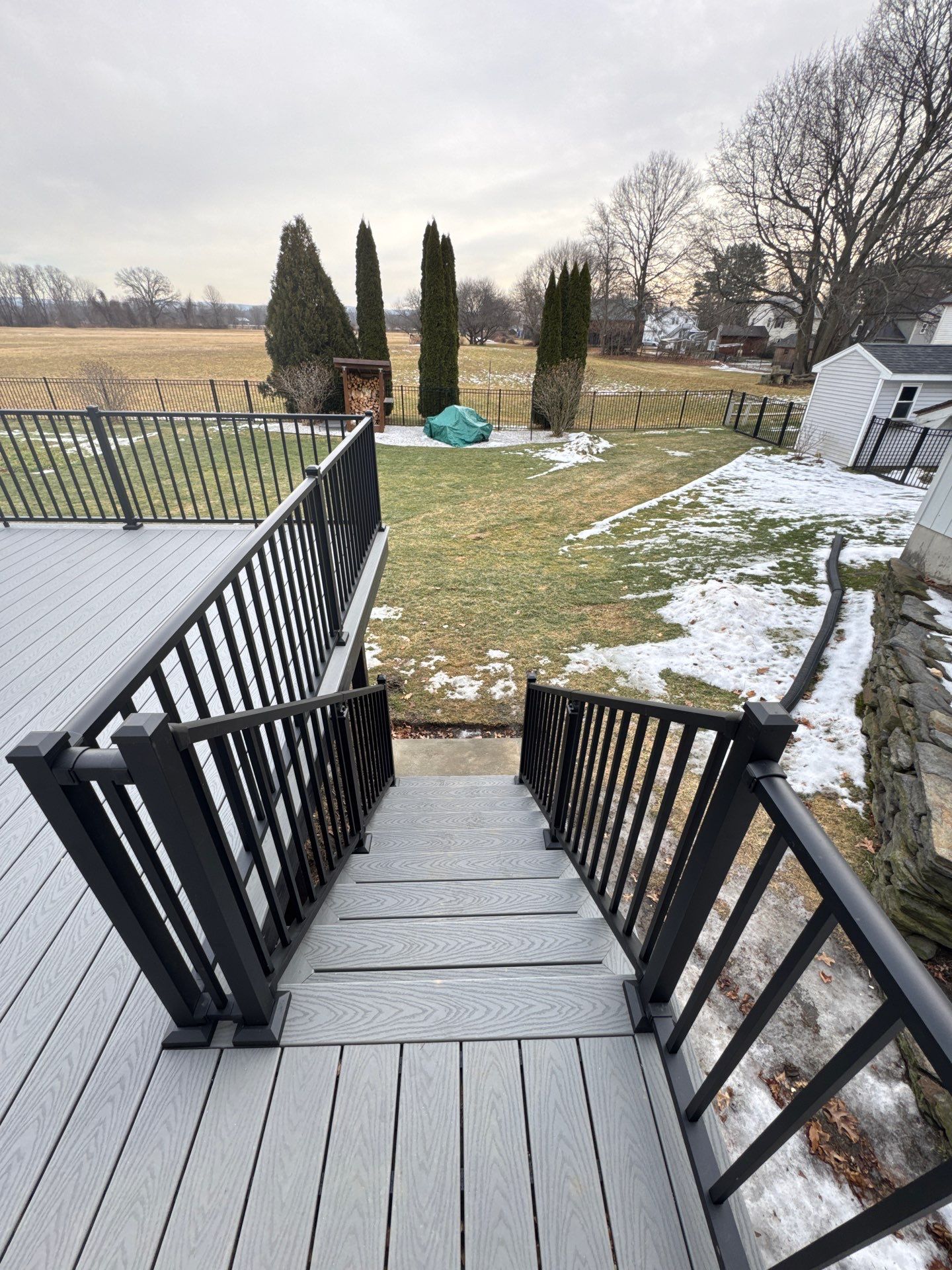 Kitchen Remodel & Deck Installation using Owen Corning Composite Framing Lumber by Chagnon Building & Remodeling LLC