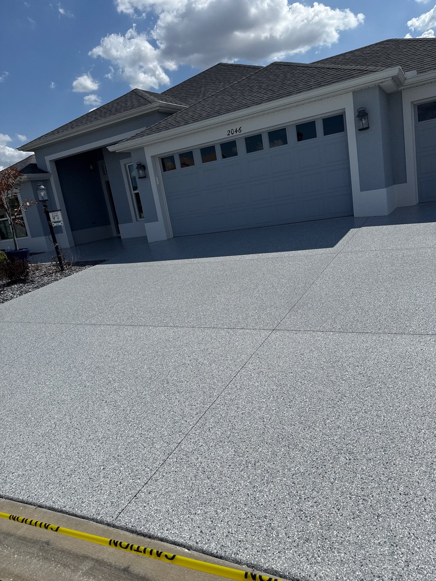 Driveway in Tidal Wave by Innovative Concrete Coatings 