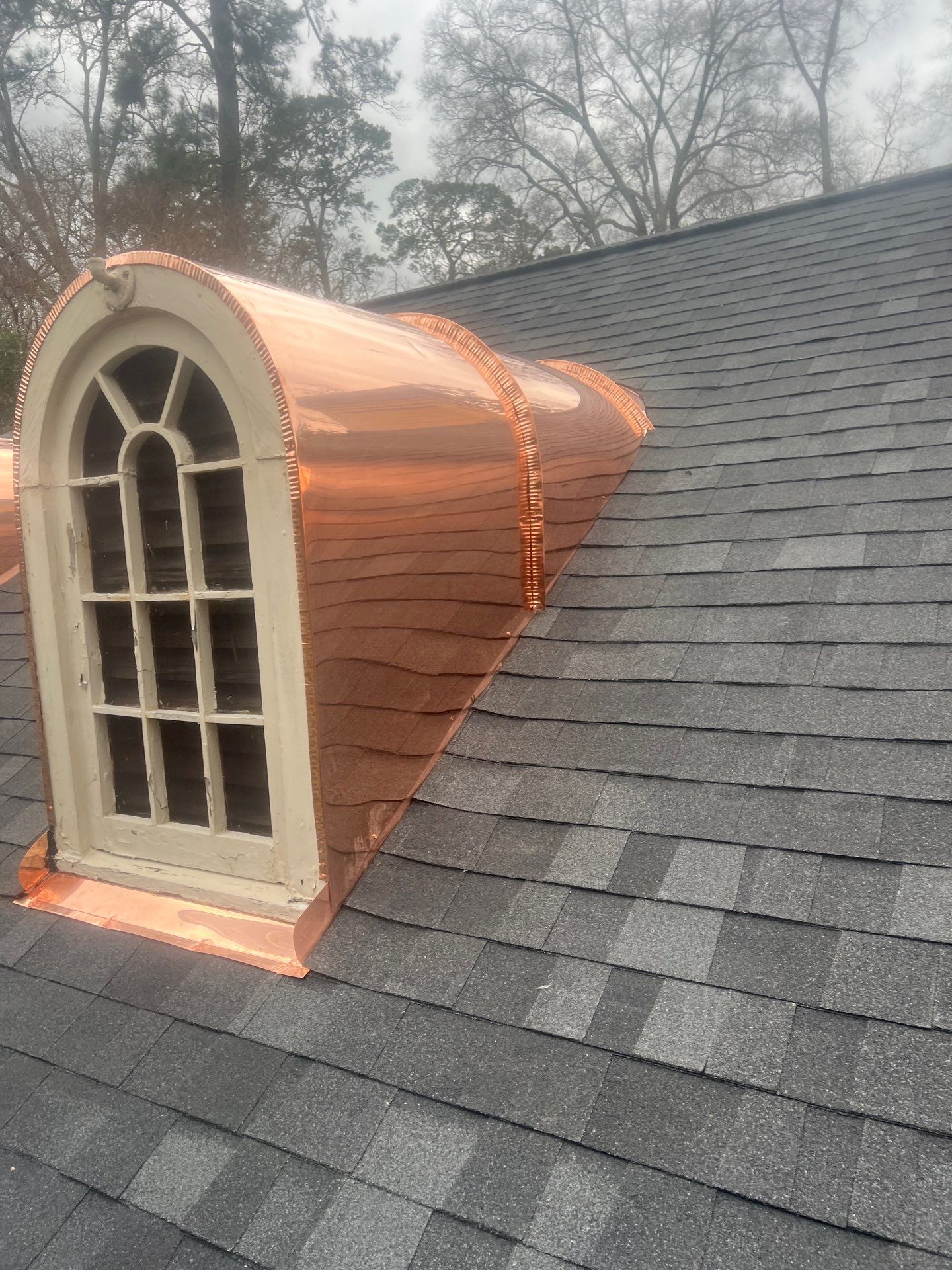 Onyx Black Shingle w/ Copper Upgrades by IAM Roofing LLC