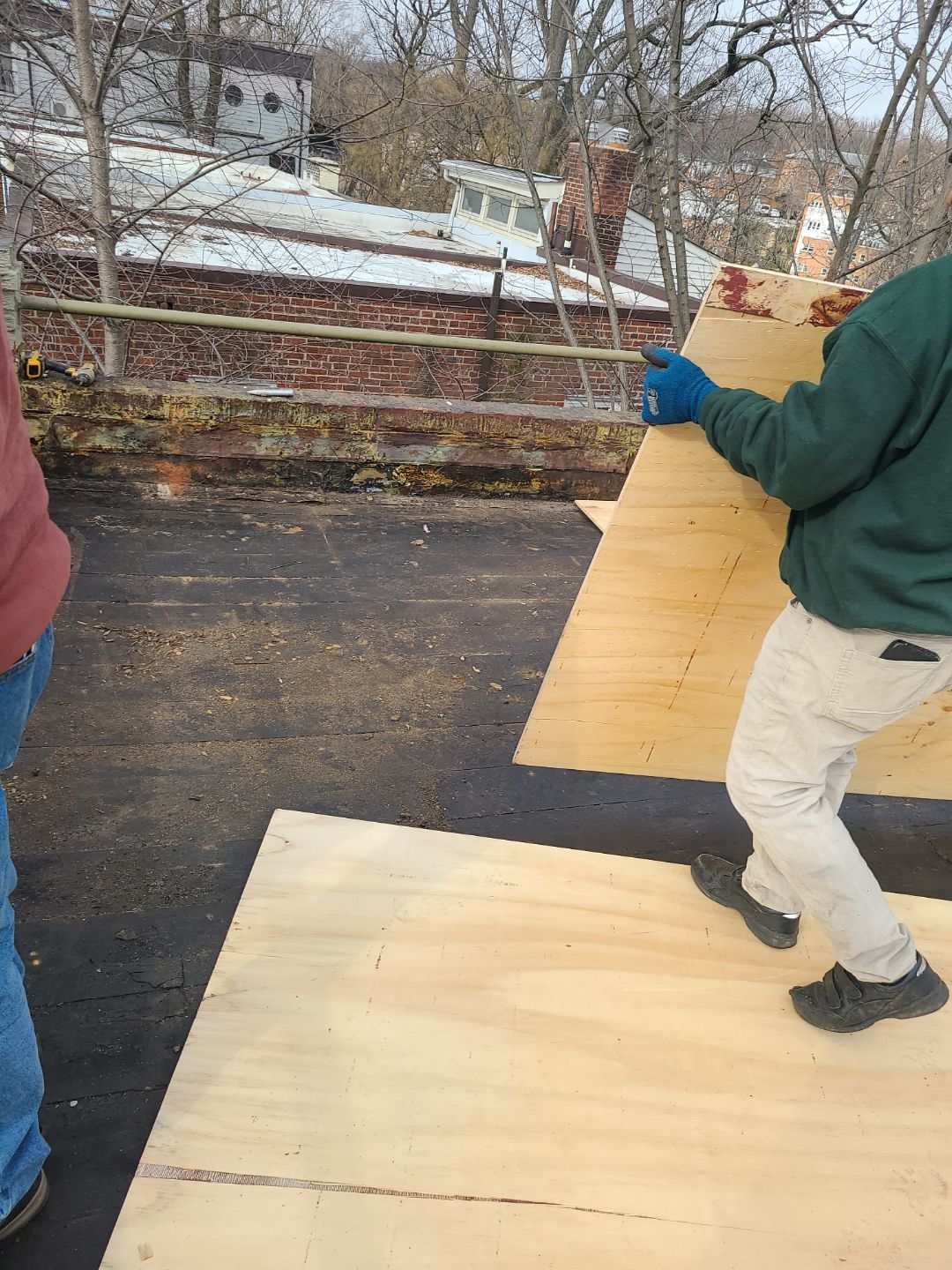 Arlington Flat TPO Roof Installation by RM Banning, Inc.