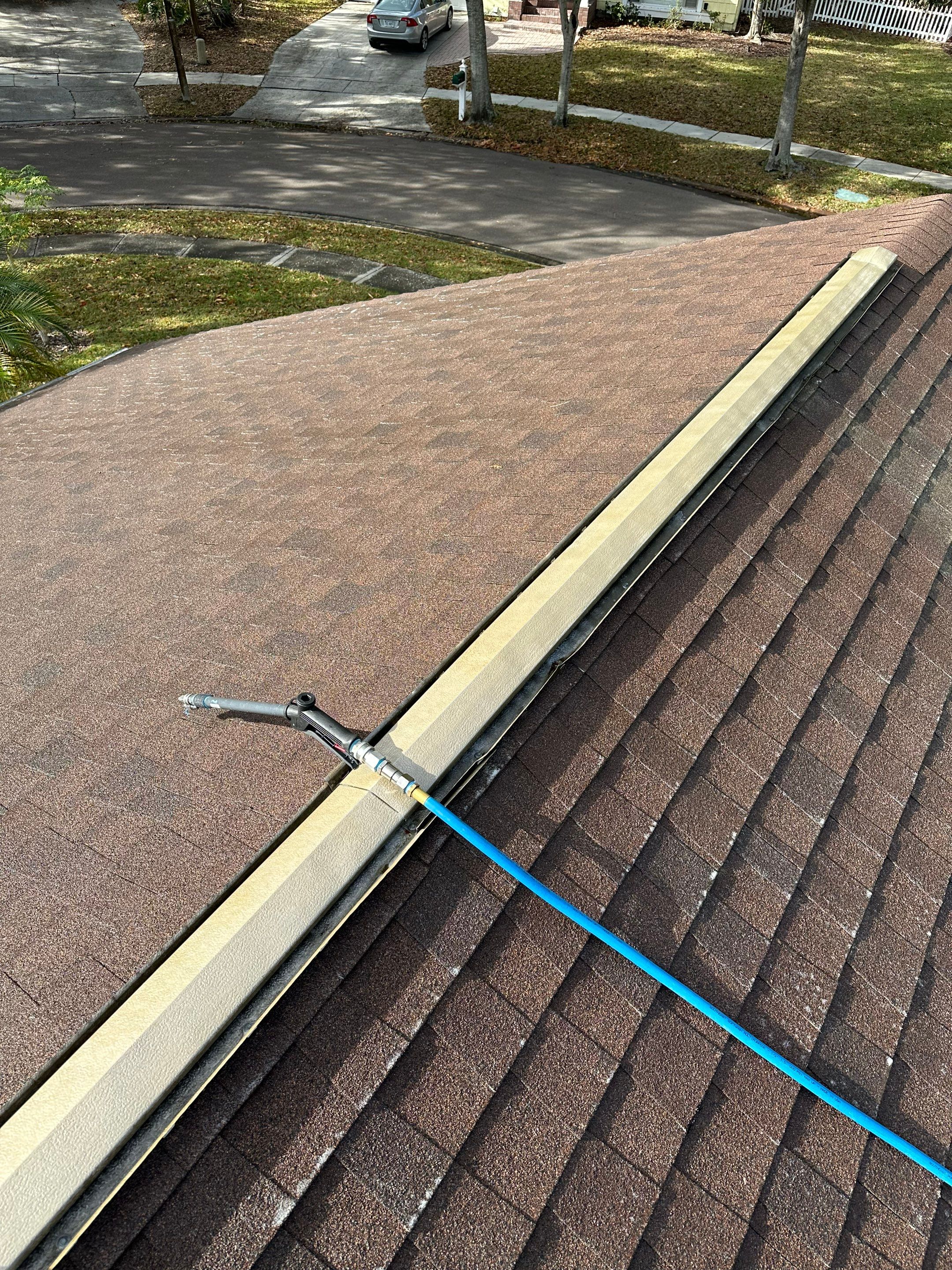 Roof Cleaning Service & Travertine Paver Cleaning by Sunshine AquaWash
