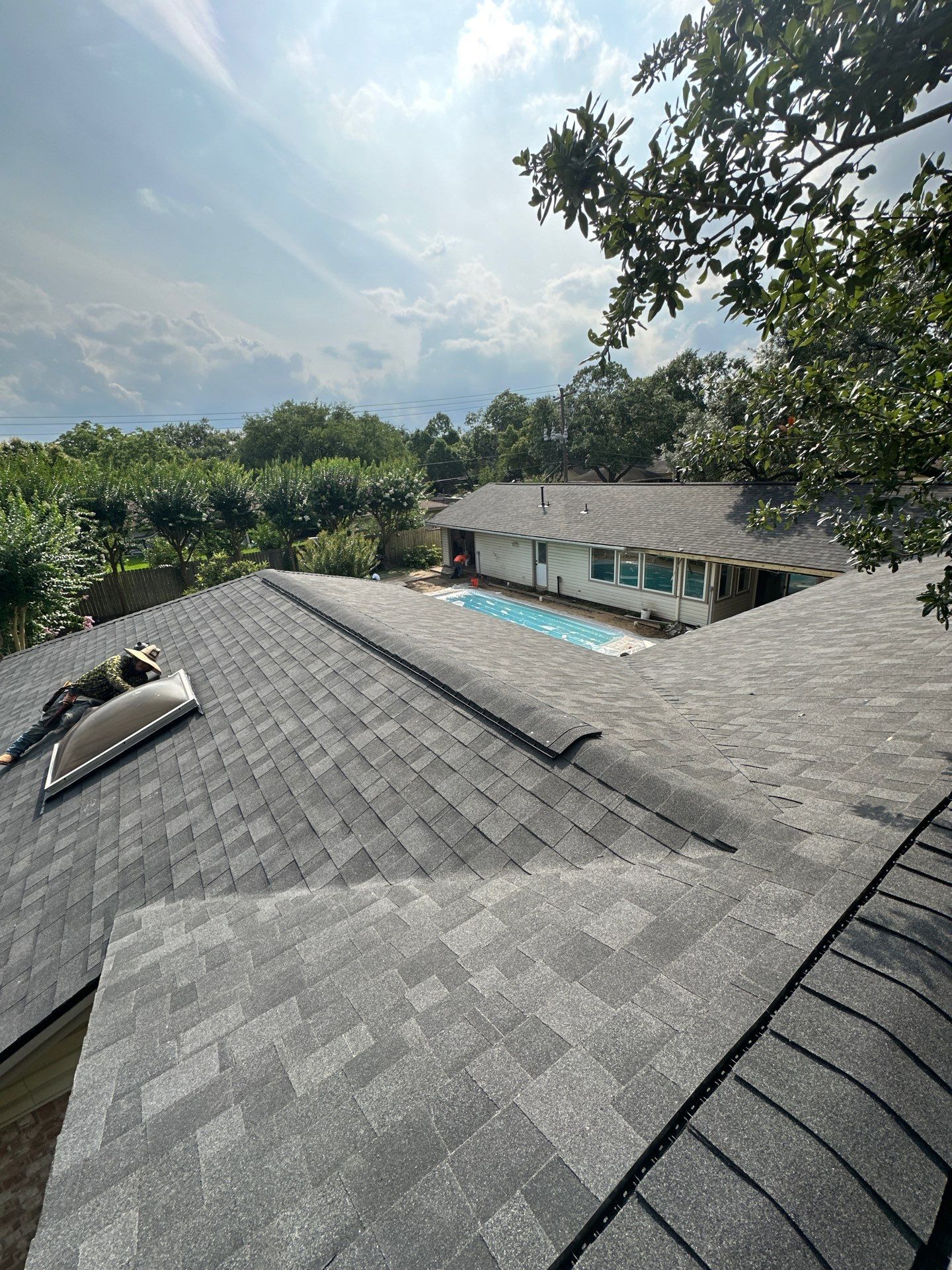 Project in Houston by Motion Roofing