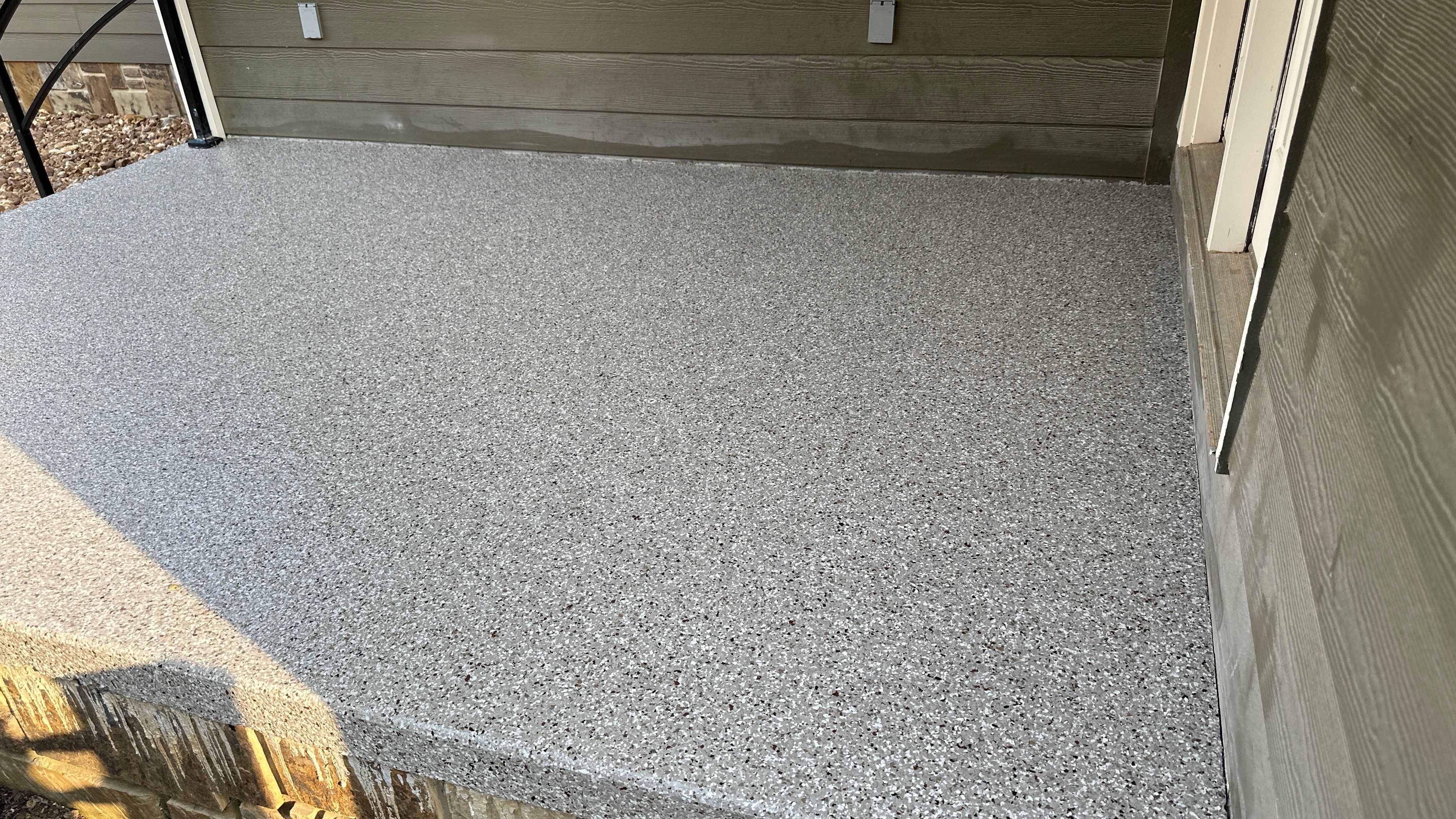 Front Porch using Creekbed by Elite Floor Solutions