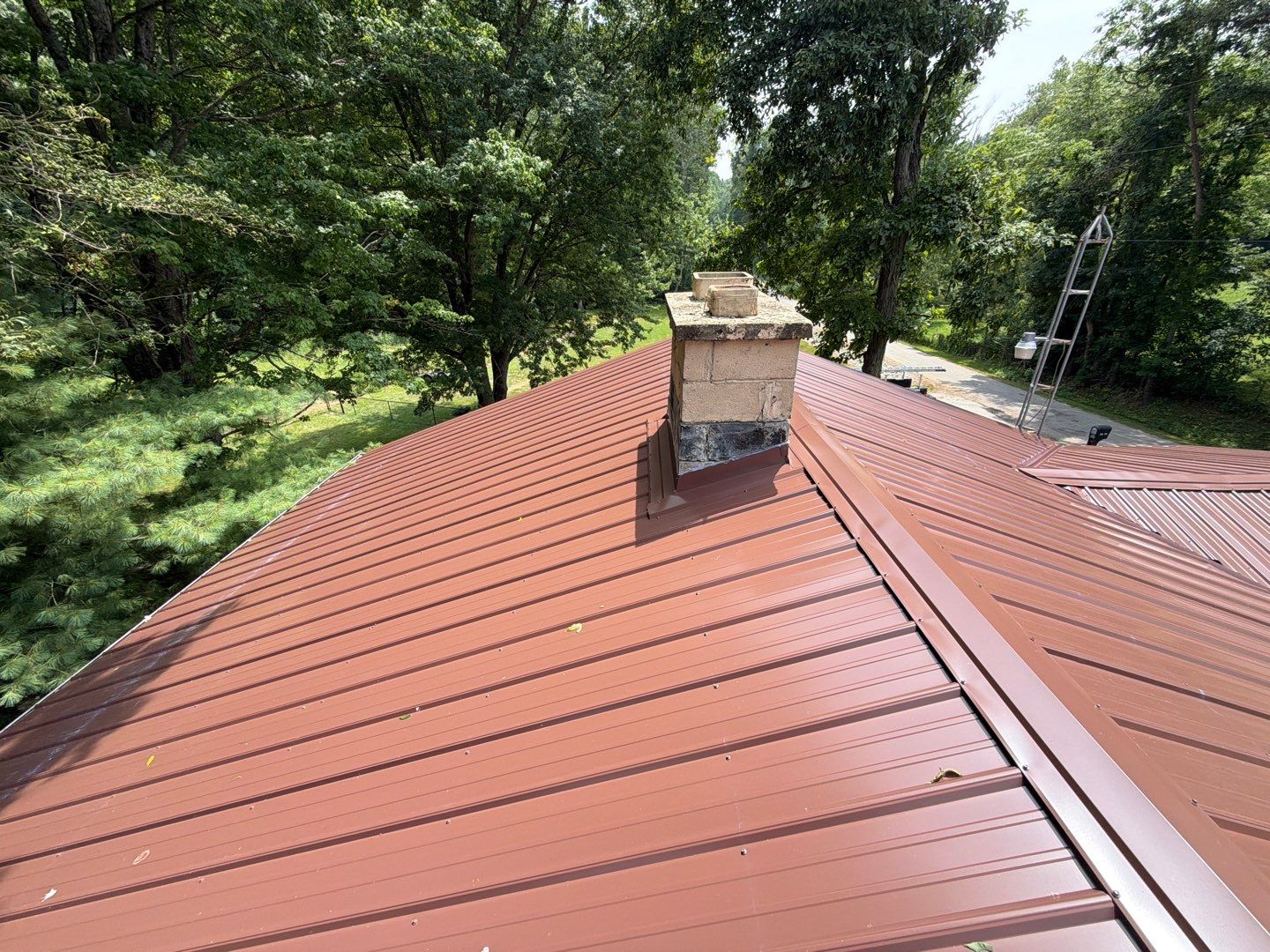 Classic Rib Metal Roofing - Brown by Hoel Roofing & Remodeling
