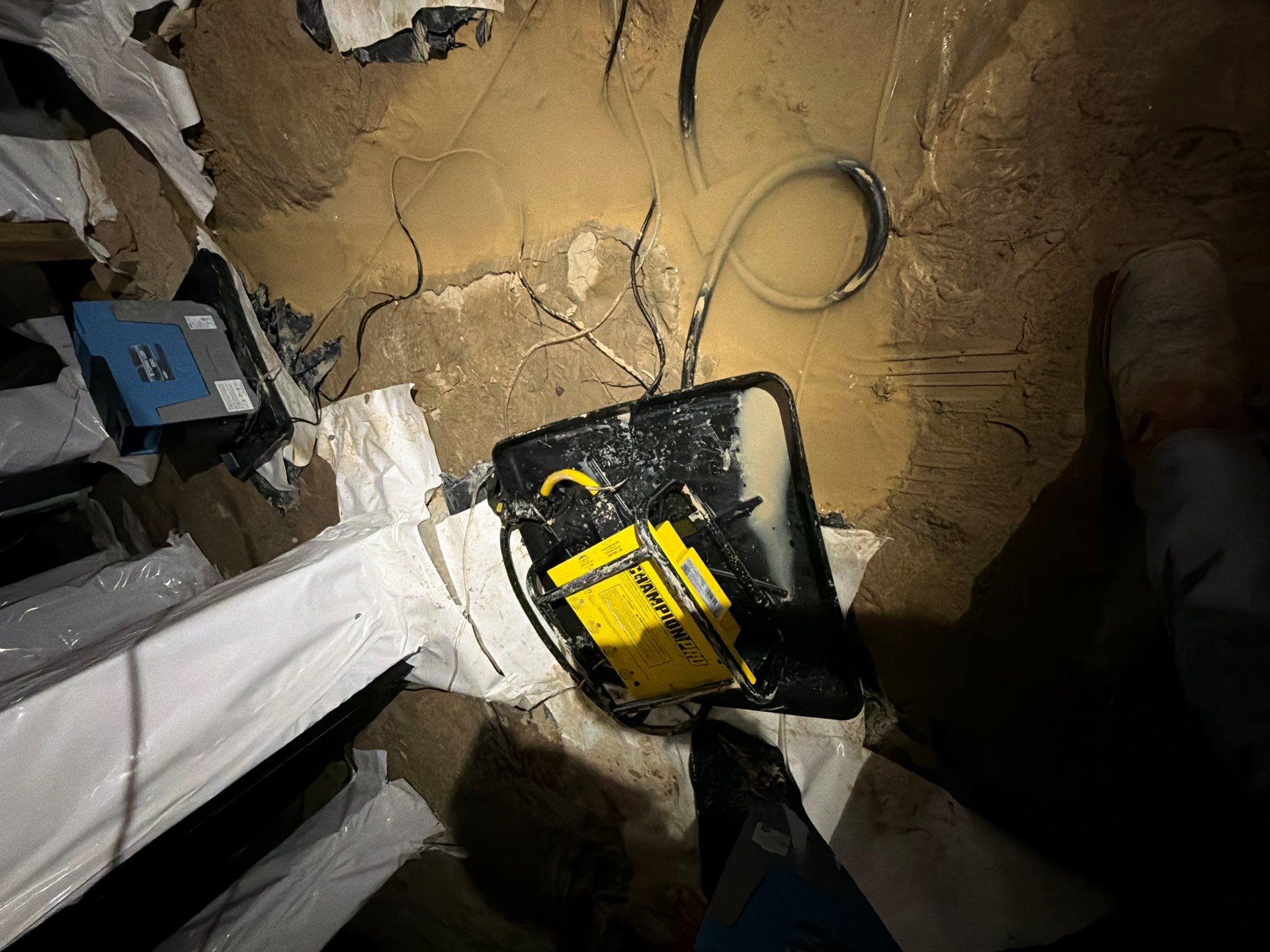 Alpharetta Crawlspace Water Damage Restoration with Vapor Barrier Installation by Restoration Damage Pros of Atlanta