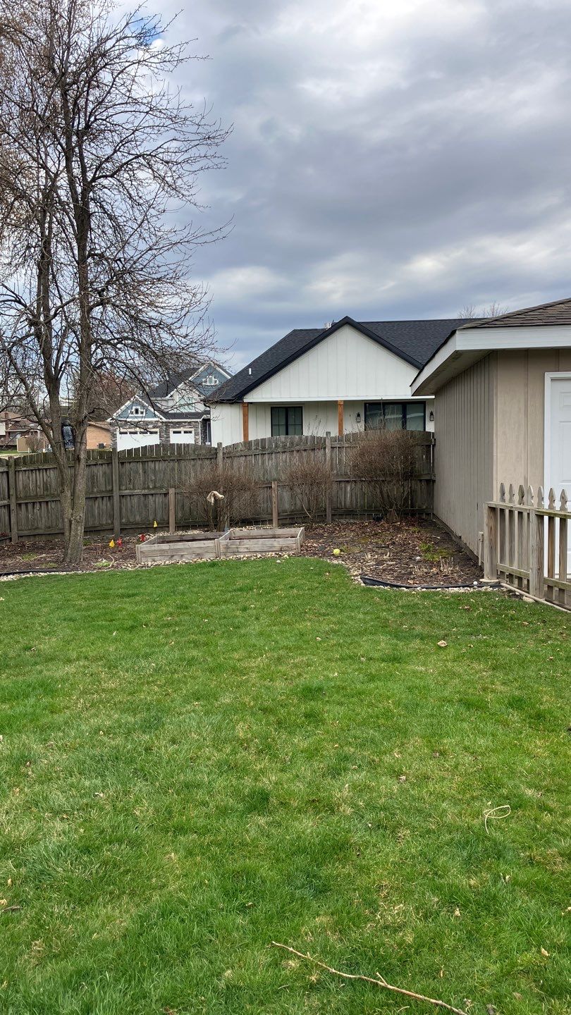 Vinyl Fence Installation in Backyard by Kraz Construction