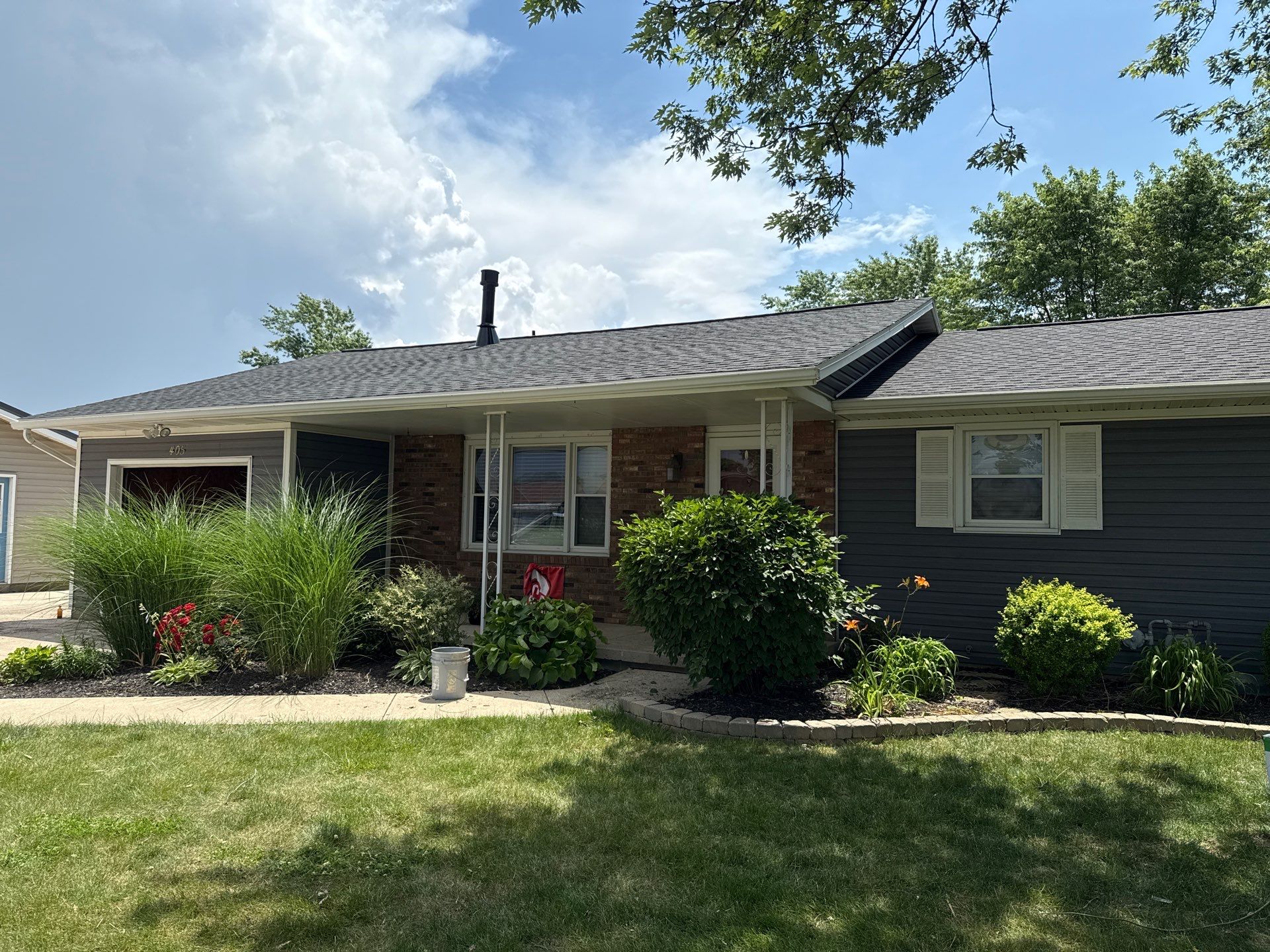 Residential Roofing Installation using GAF Timberline HDZ Charcoal by Nitro Roofing and Construction