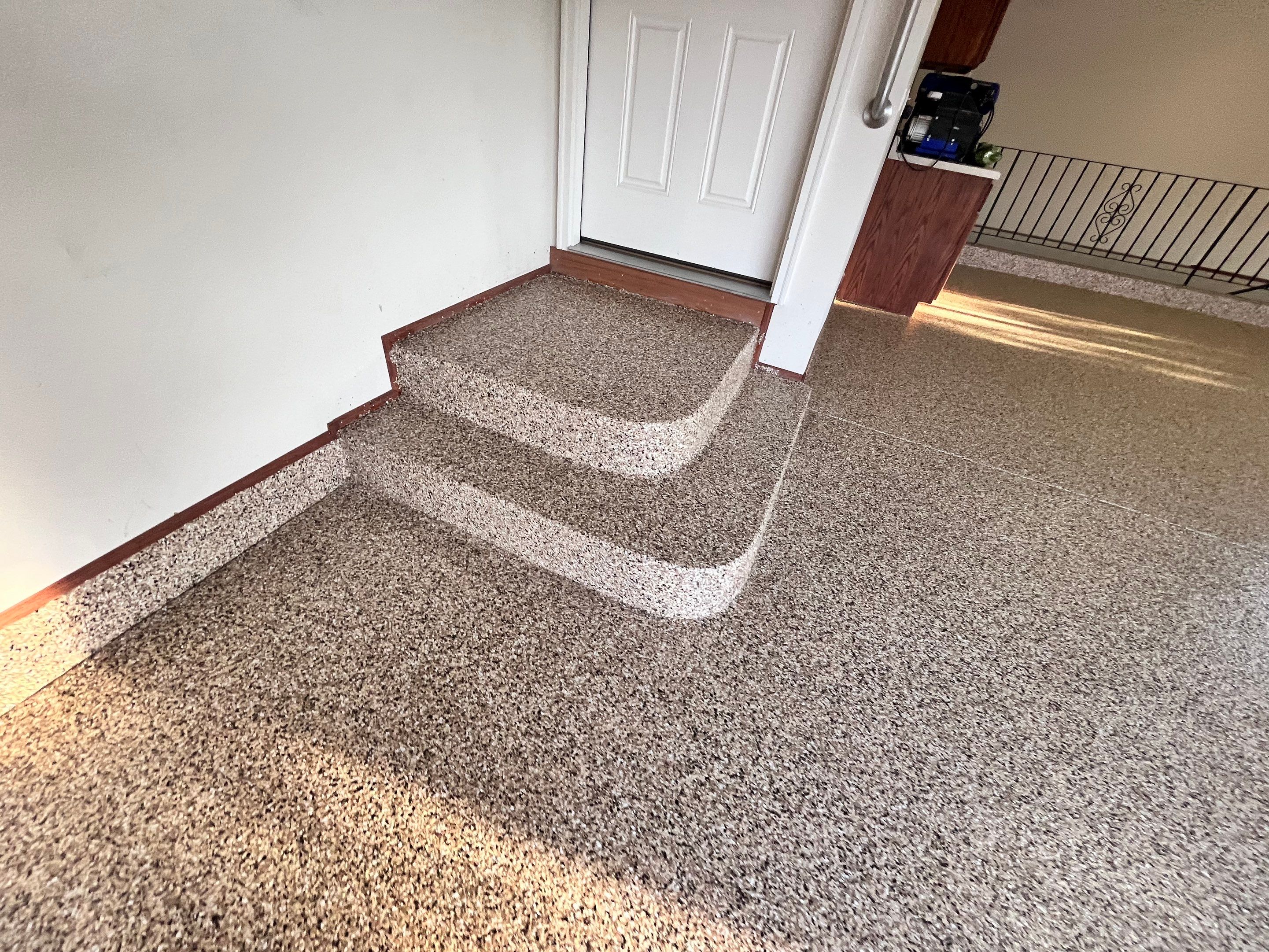 Outback Garage Floor Coating  by Level 10 Coatings