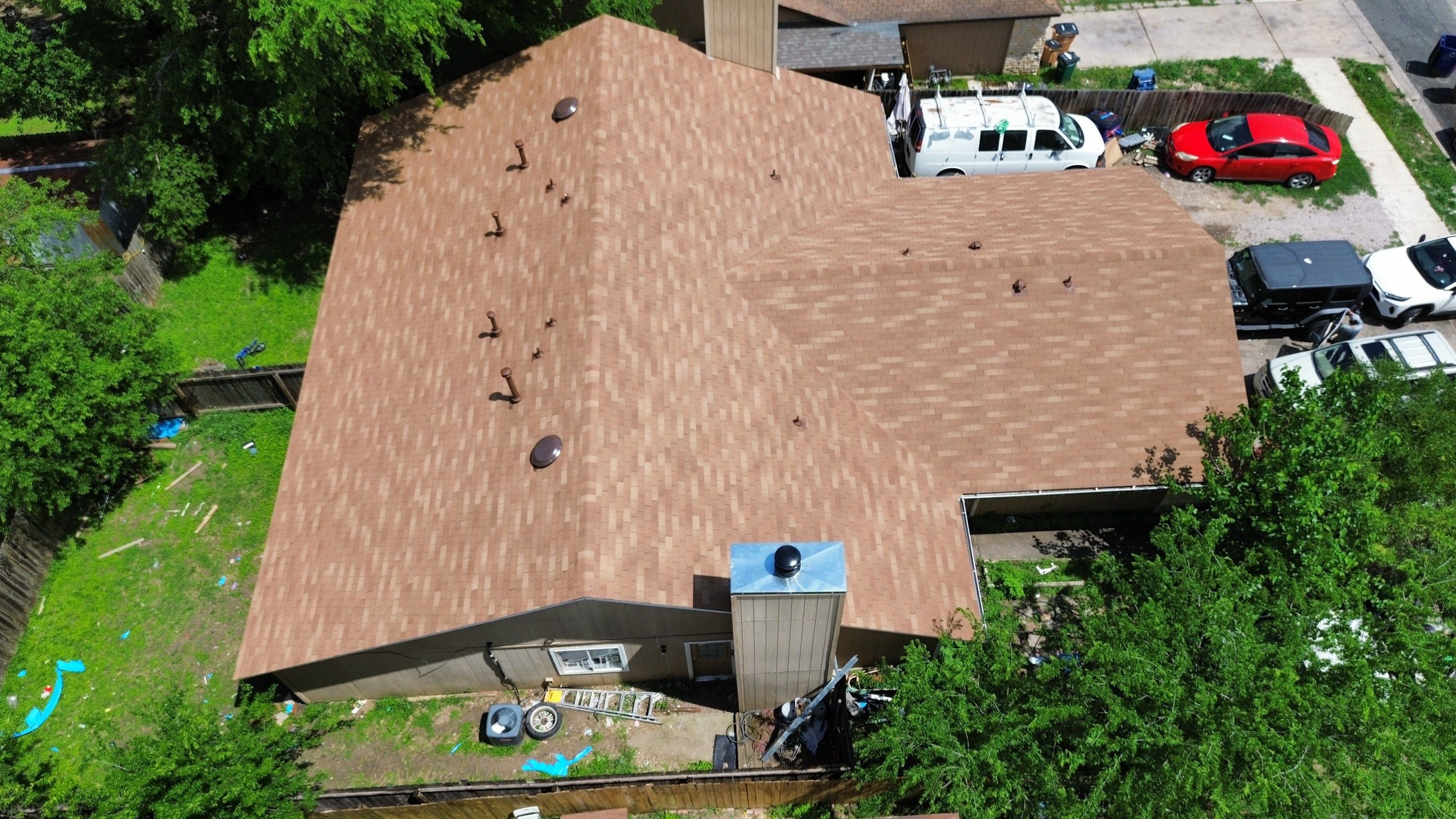 Roof Replacement in Austin, TX | Owens Corning Desert Tan Shingles by Kstylez Roofing & Construction