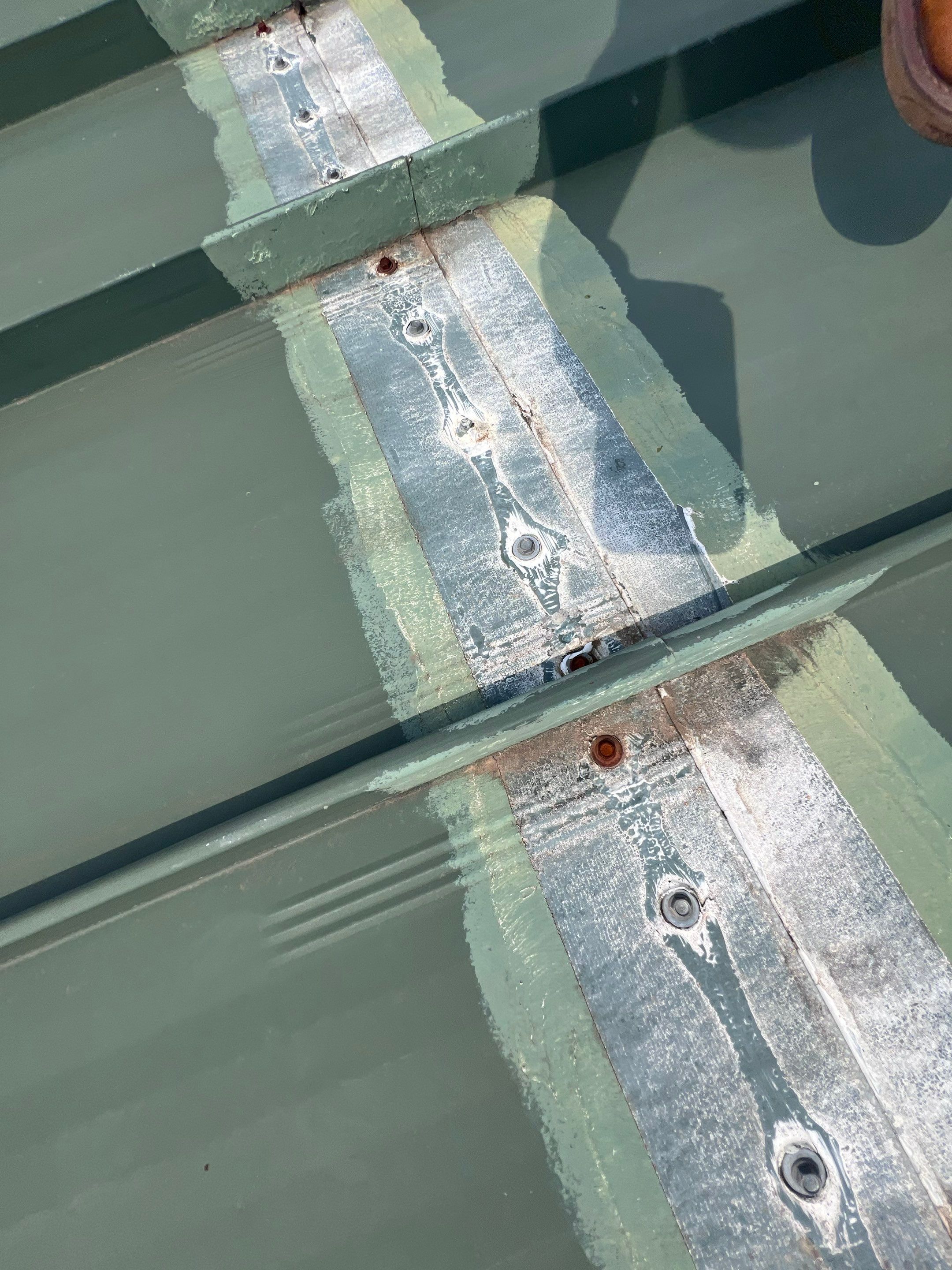 Hail Damage using Metal by Roof Repair Company