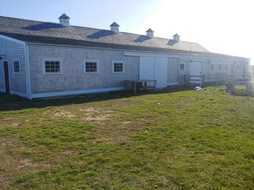 Edgartown, MA Gutter Installation using 6" Half Round Galvalume Gutter by Gutter Pro Enterprises
