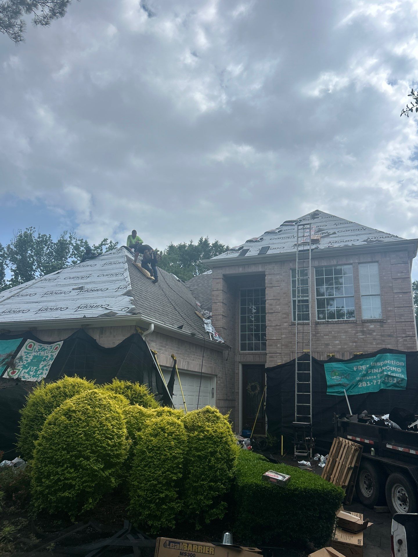 Residential Roof Replacement in Spring, TX by One Legacy United