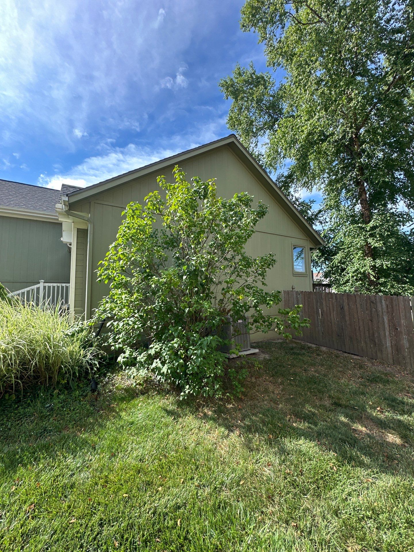 Split Entry in Smokey Ash Craneboard D7 by EEC  Windows, Siding & Roofing 